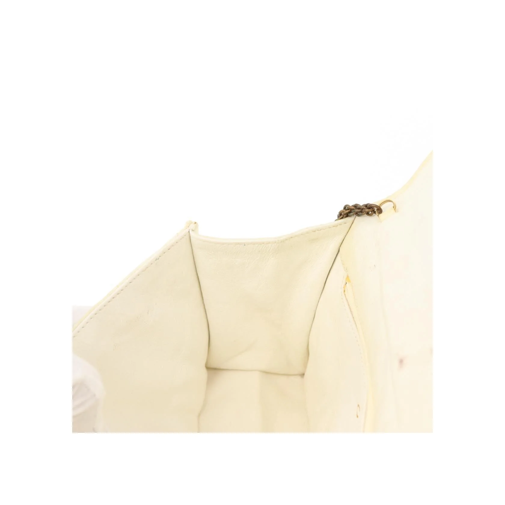 Grand Portefeuille À Rabat Chaîne Chanel - White - Image 22