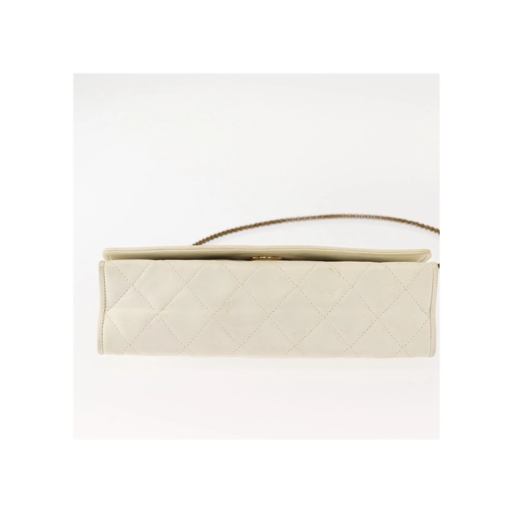 Grand Portefeuille À Rabat Chaîne Chanel - White - Image 24