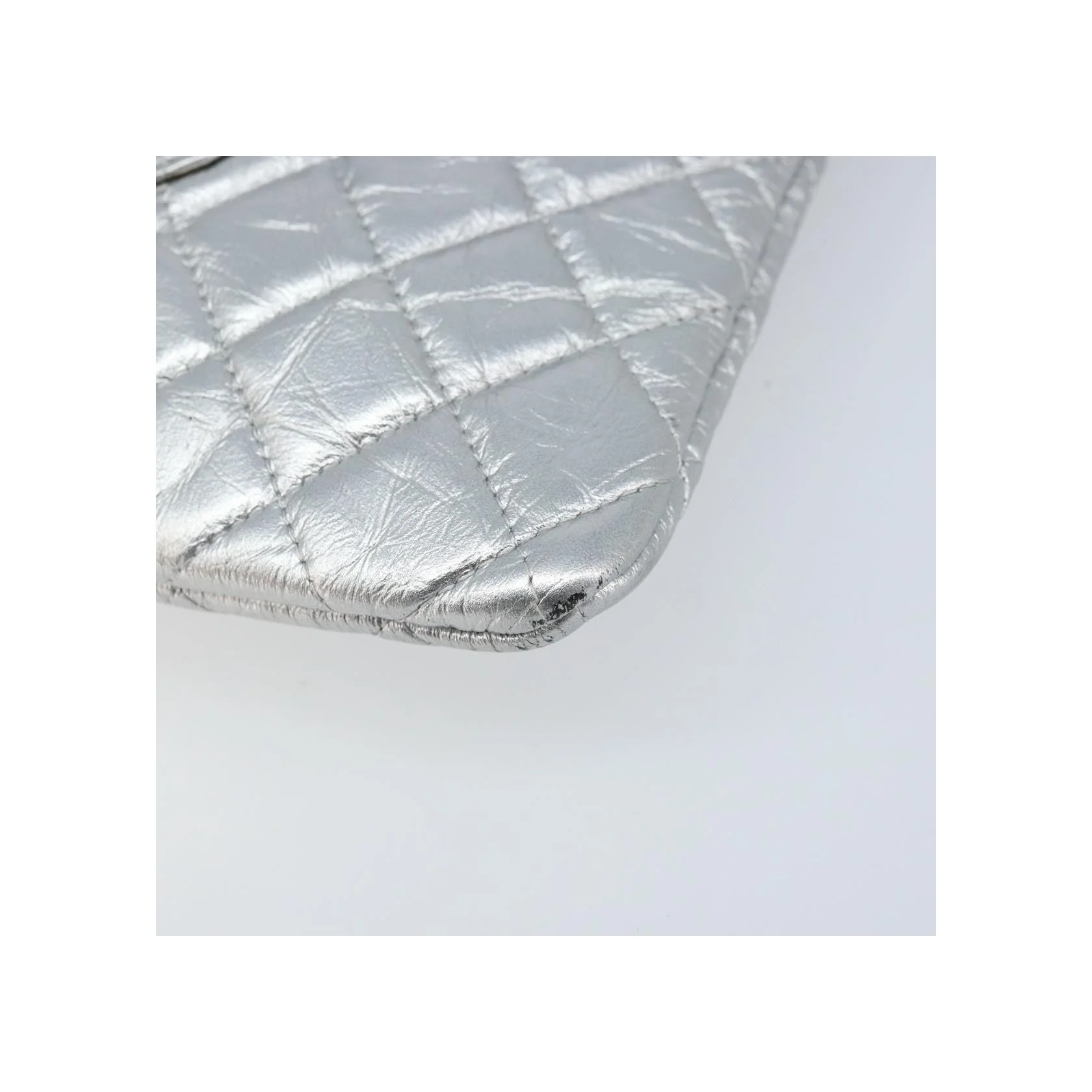 Pochette Chanel O Case - Silver - Image 10