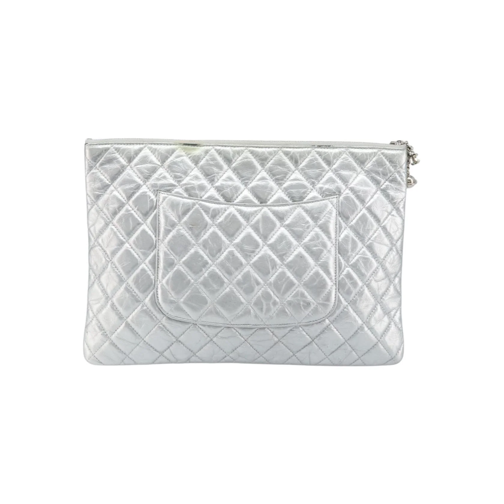 Pochette Chanel O Case - Silver - Image 2