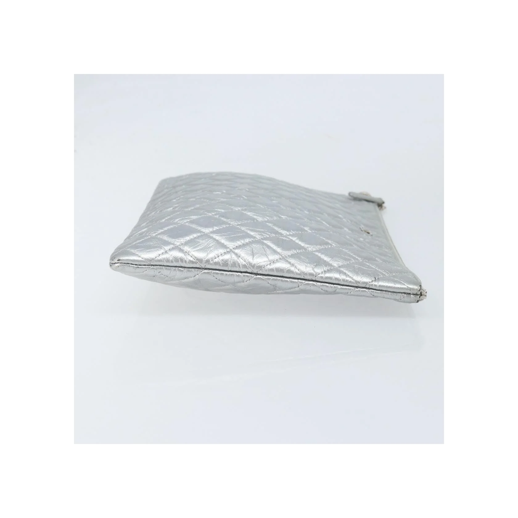 Pochette Chanel O Case - Silver - Image 3