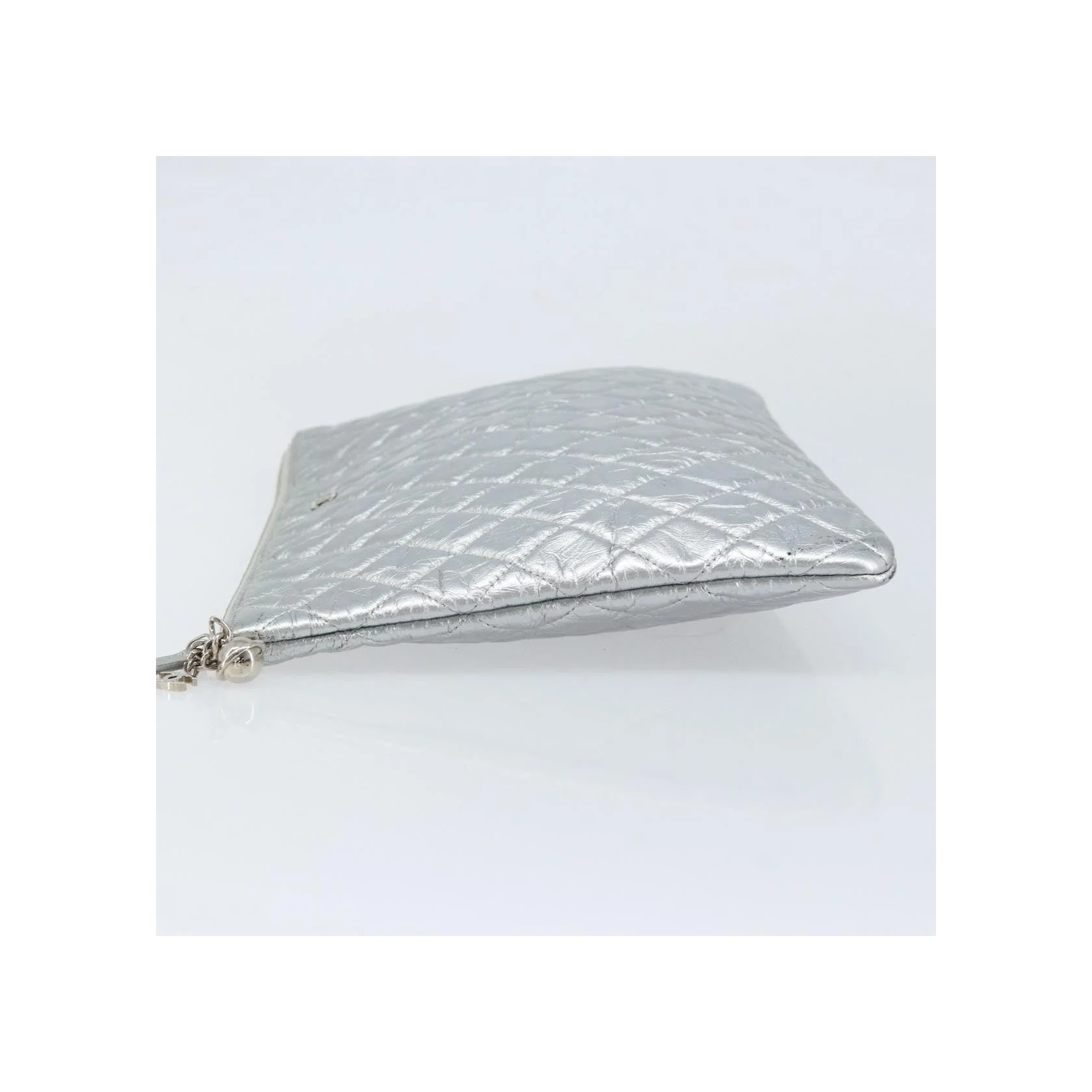 Pochette Chanel O Case - Silver - Image 4