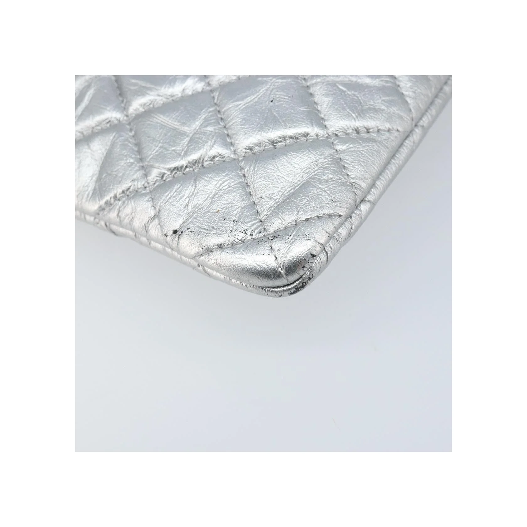 Pochette Chanel O Case - Silver - Image 9