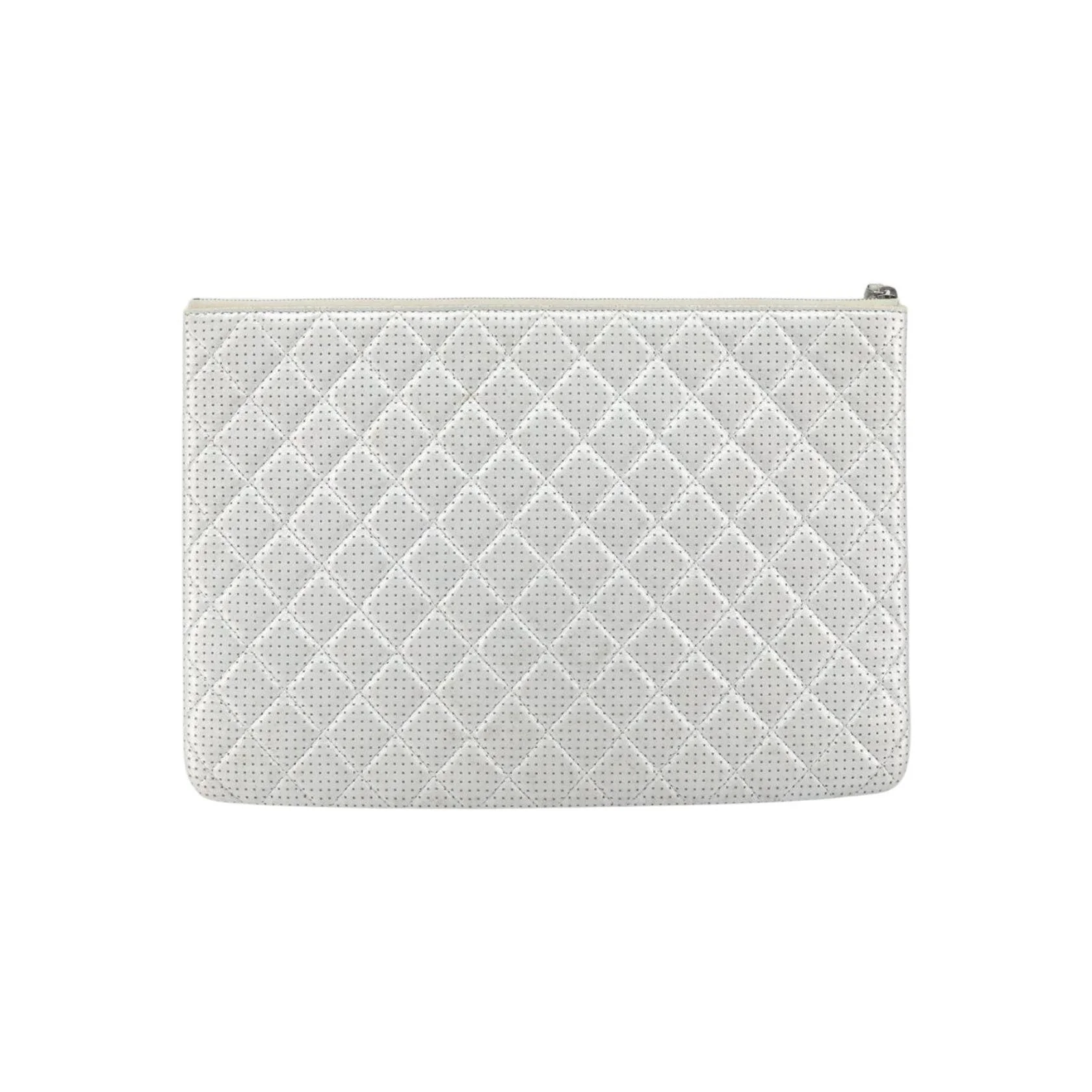 Pochette Chanel O Case - Silver - Image 2