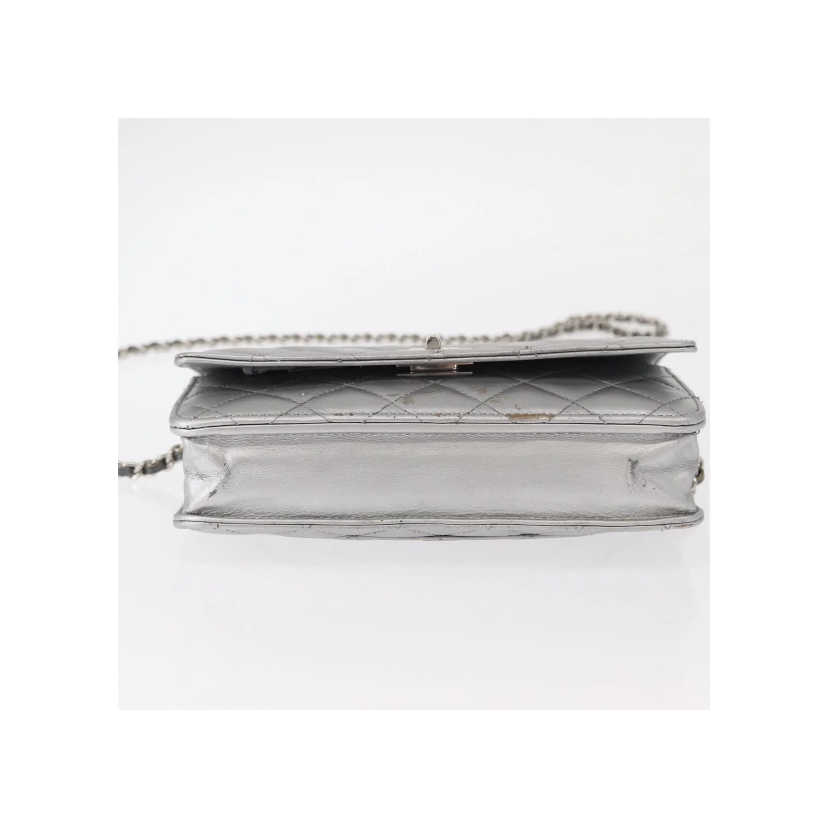 Portefeuille Chanel Reissue 2.55 Chaîne - Silver - Image 14