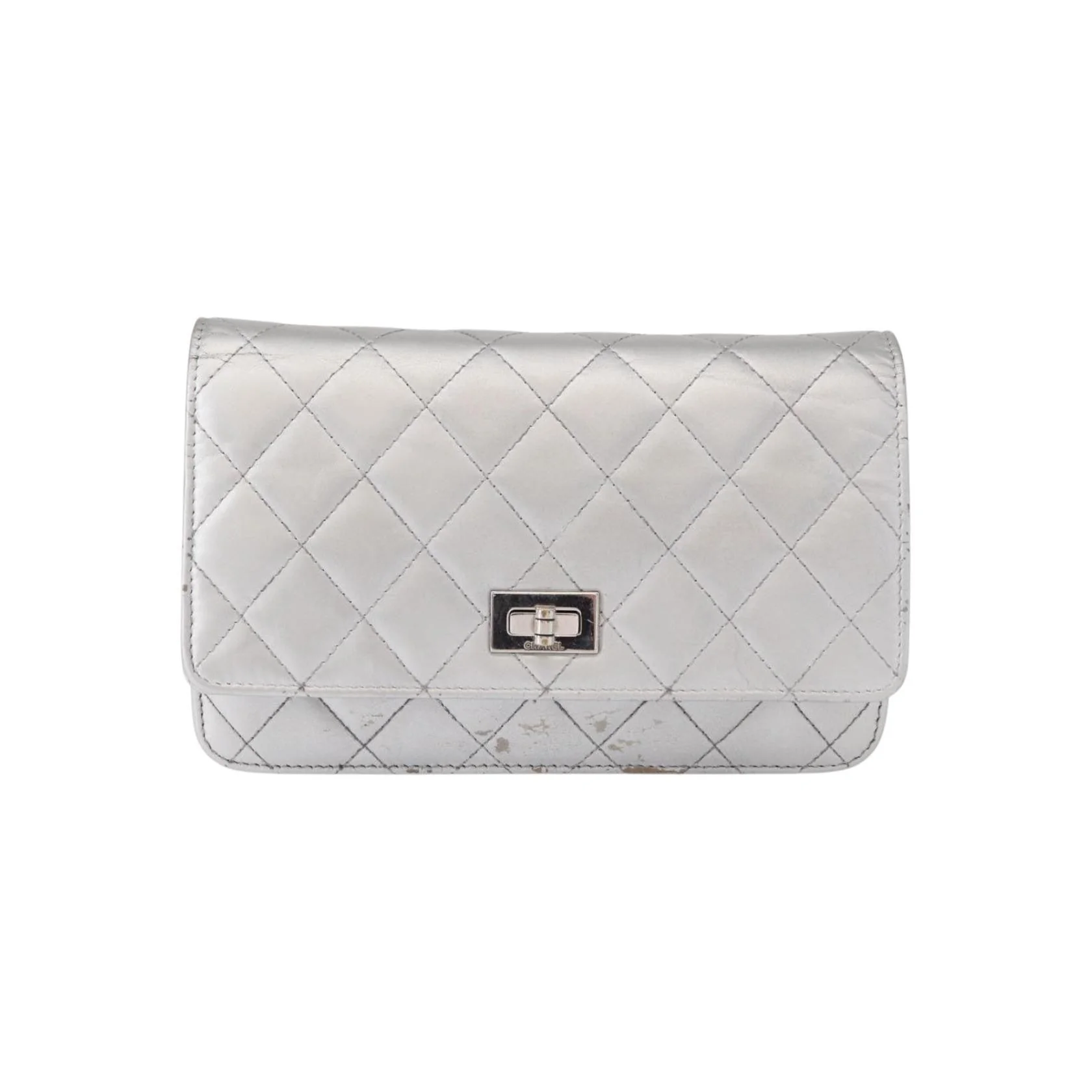 Portefeuille Chanel Reissue 2.55 Chaîne - Silver - Image 18