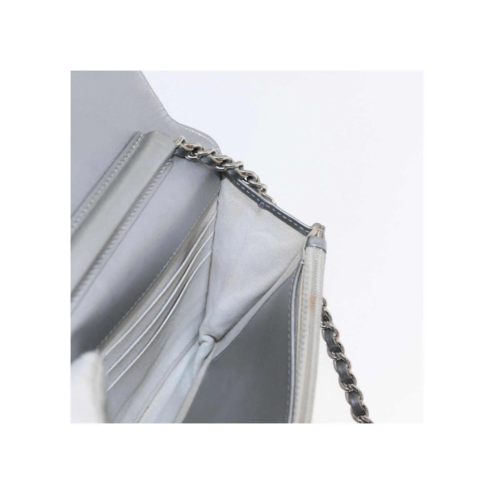 Portefeuille Chanel Reissue 2.55 Chaîne - Silver - Image 21