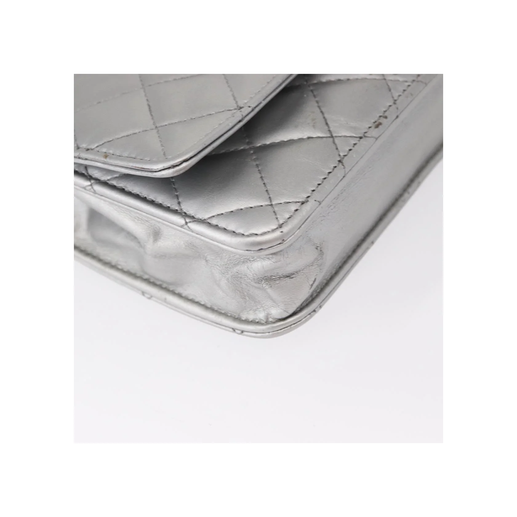 Portefeuille Chanel Reissue 2.55 Chaîne - Silver - Image 9