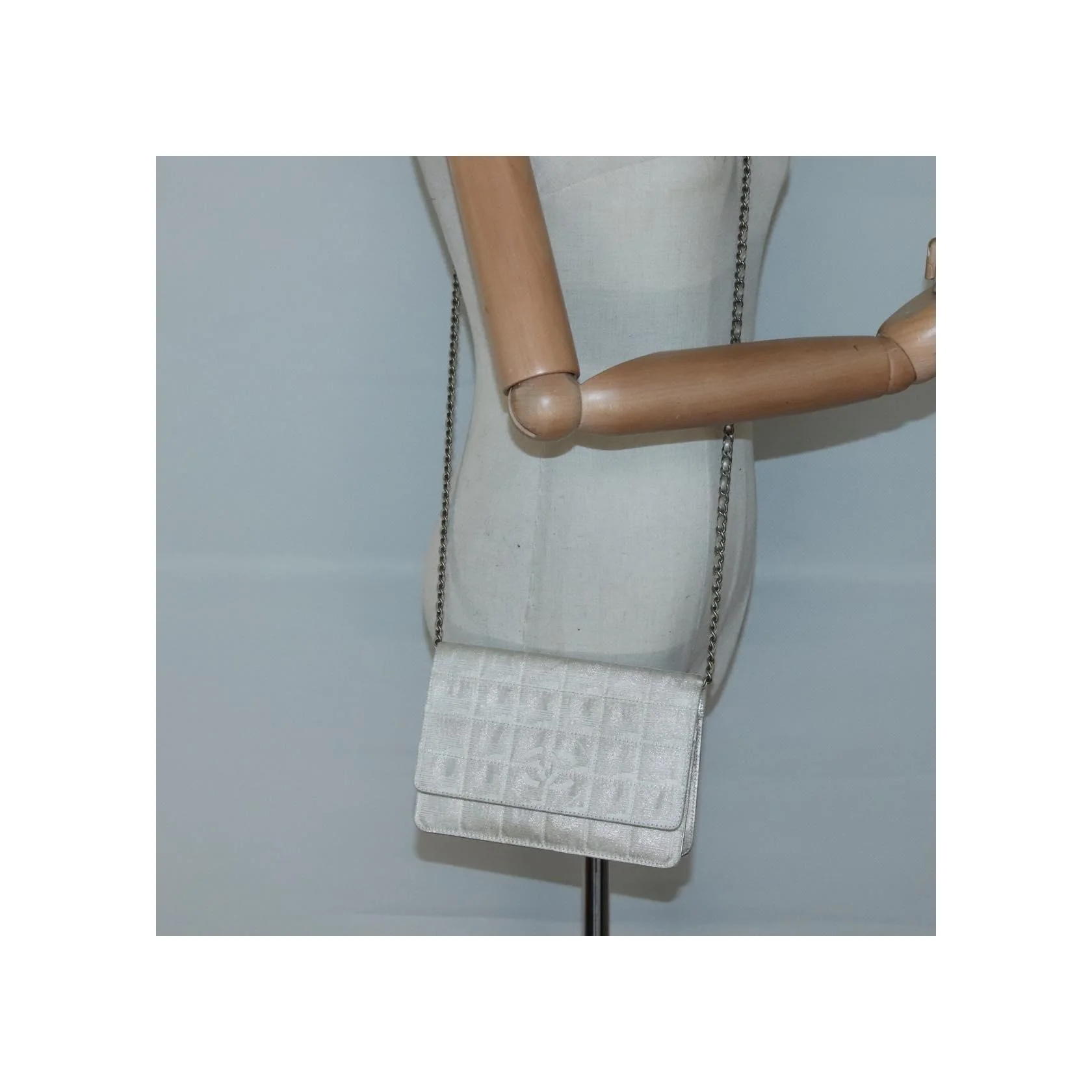 Portefeuille Chanel Travel Line Chaîne - Silver - Image 14