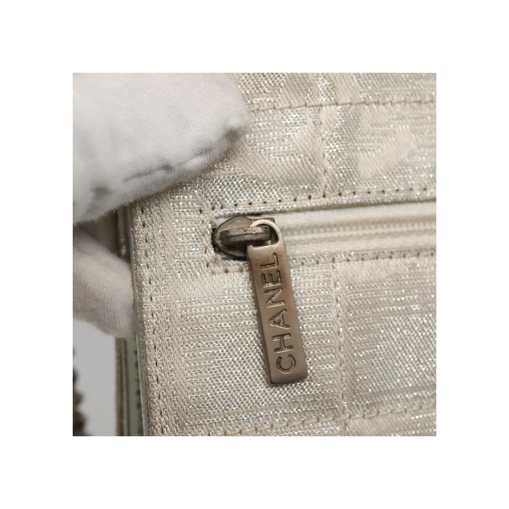 Portefeuille Chanel Travel Line Chaîne - Silver - Image 20