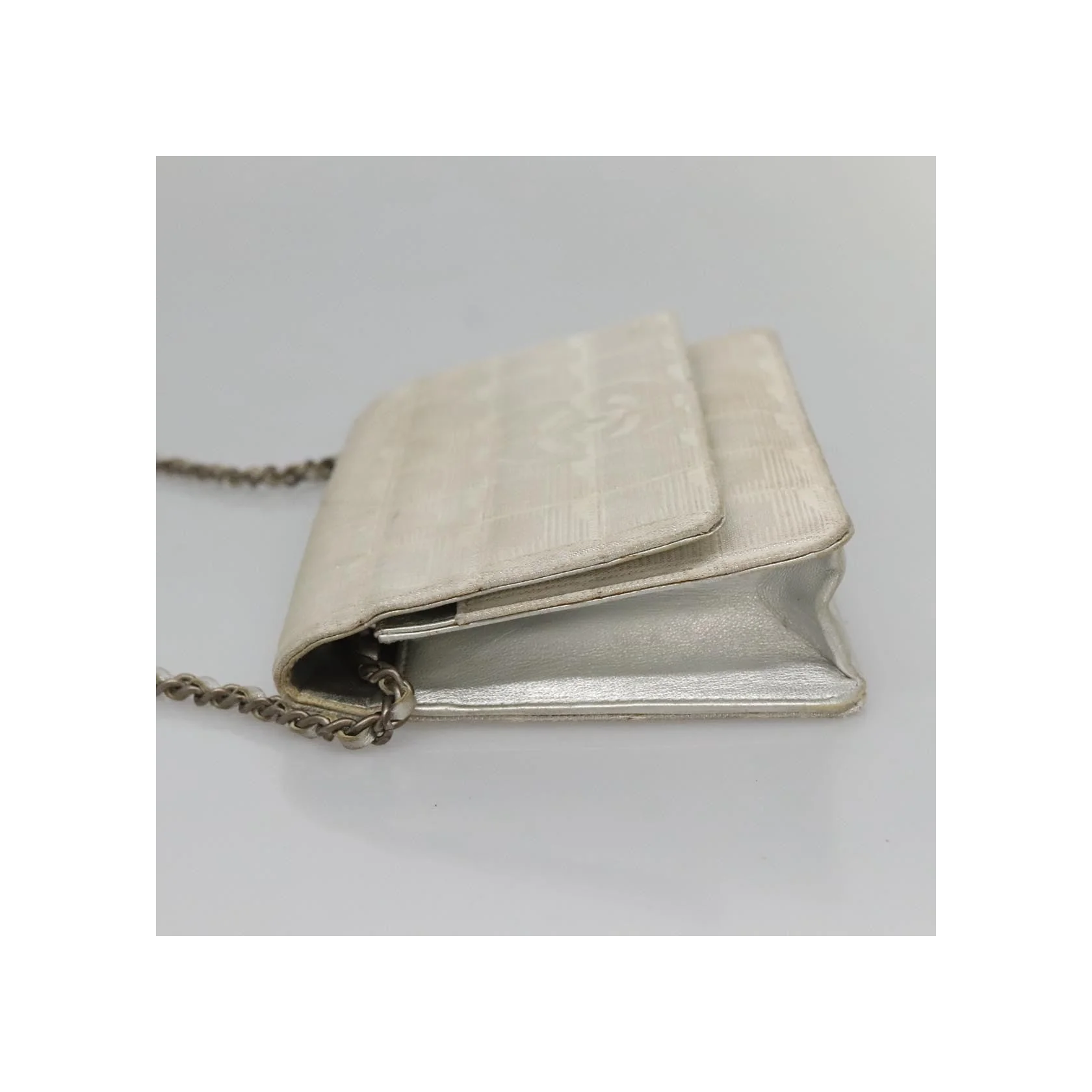 Portefeuille Chanel Travel Line Chaîne - Silver - Image 4