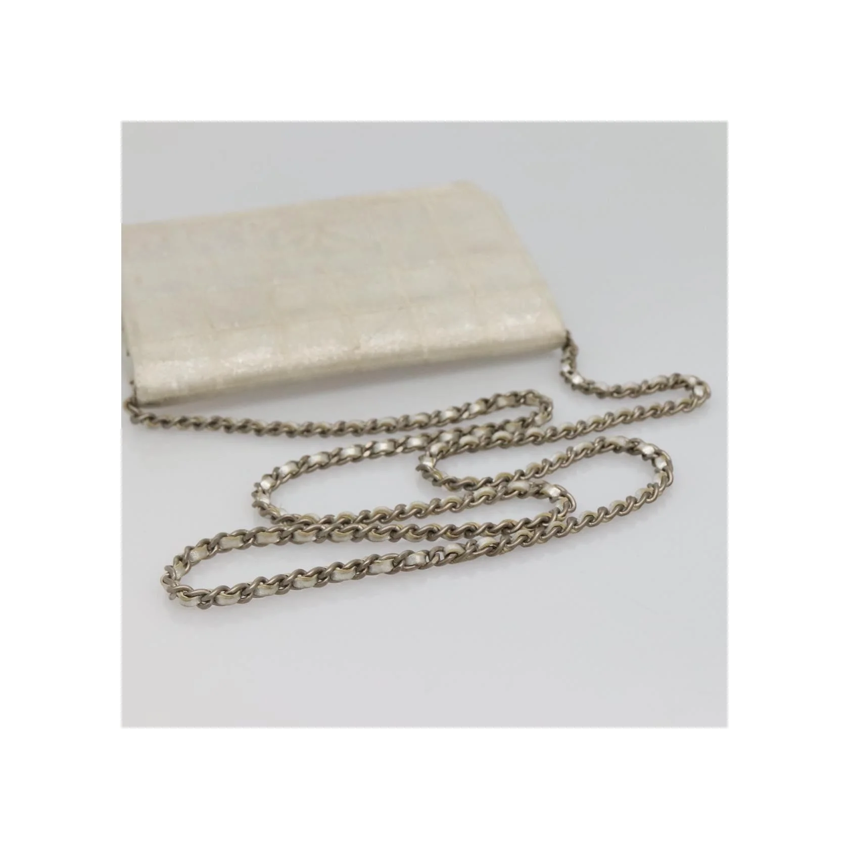 Portefeuille Chanel Travel Line Chaîne - Silver - Image 8