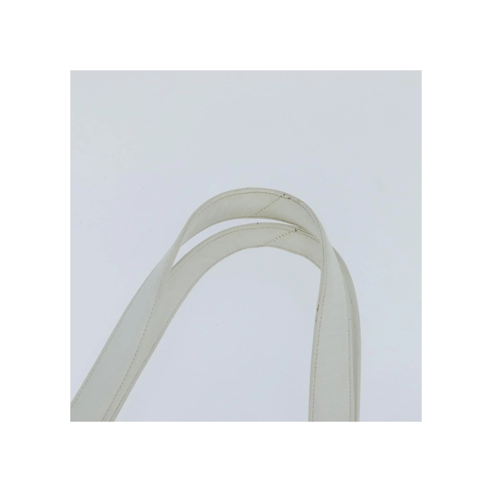 Sac Bowler Zippé Chanel Vintage Cc - White - Image 18