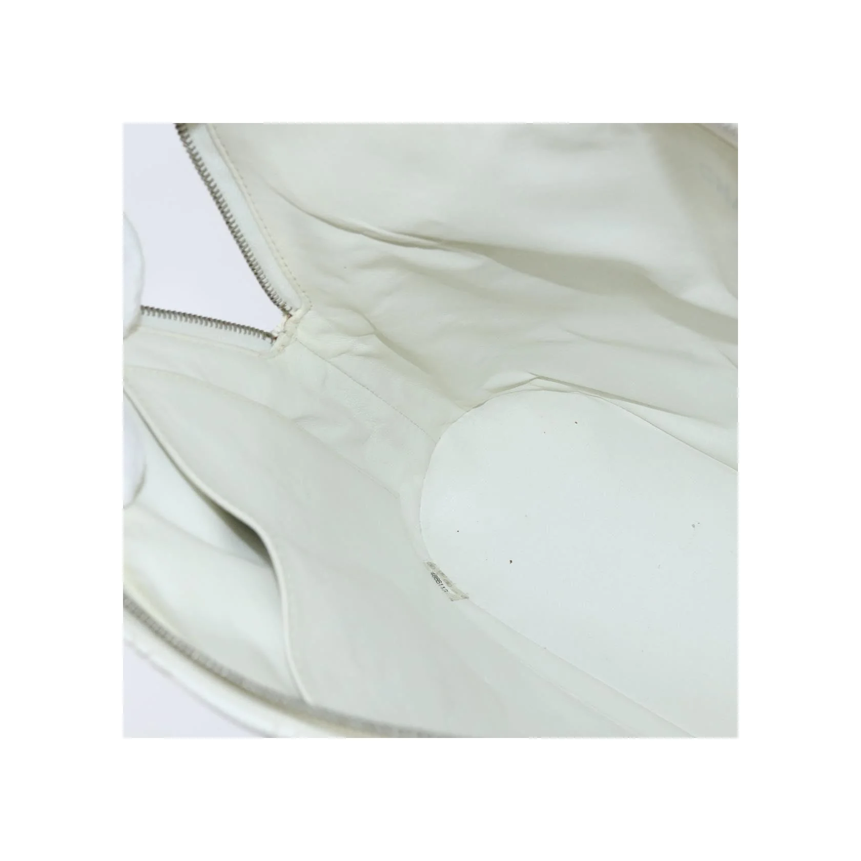 Sac Bowler Zippé Chanel Vintage Cc - White - Image 21