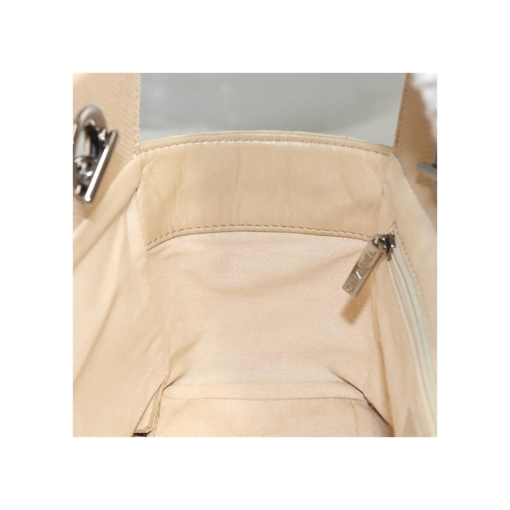Tote Bag Chanel Vintage Chocolate Bar - Beige - Image 21