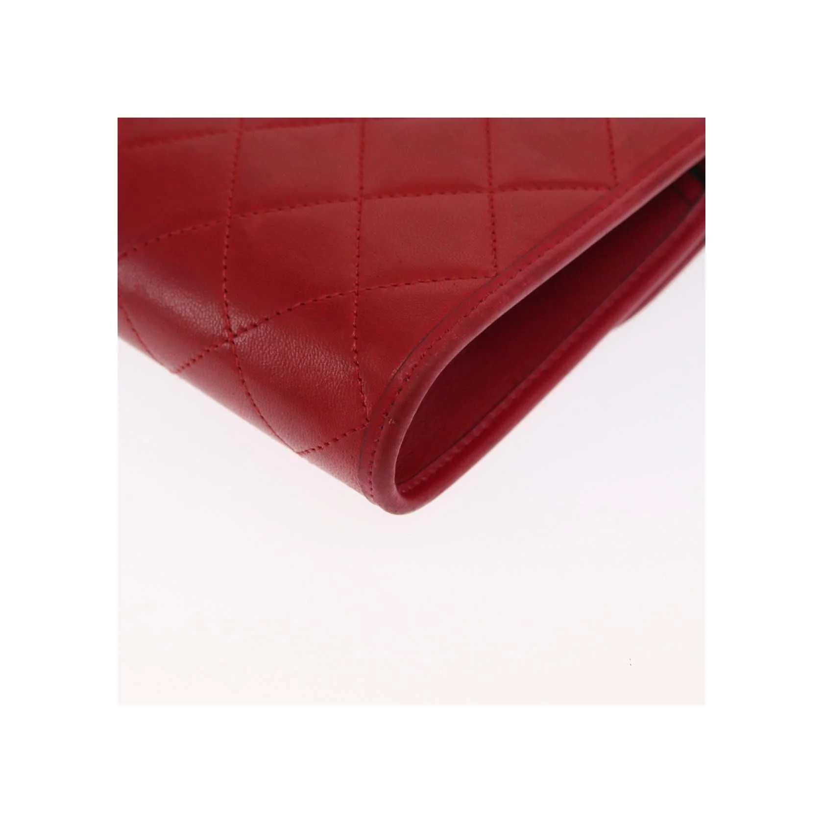 Pochette Chanel Vintage - Red - Image 11