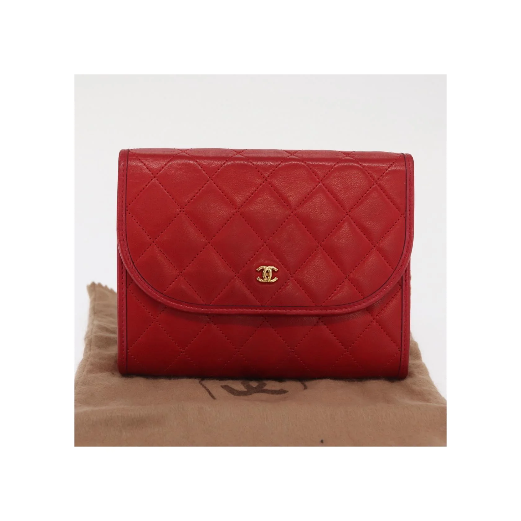 Pochette Chanel Vintage - Red - Image 13