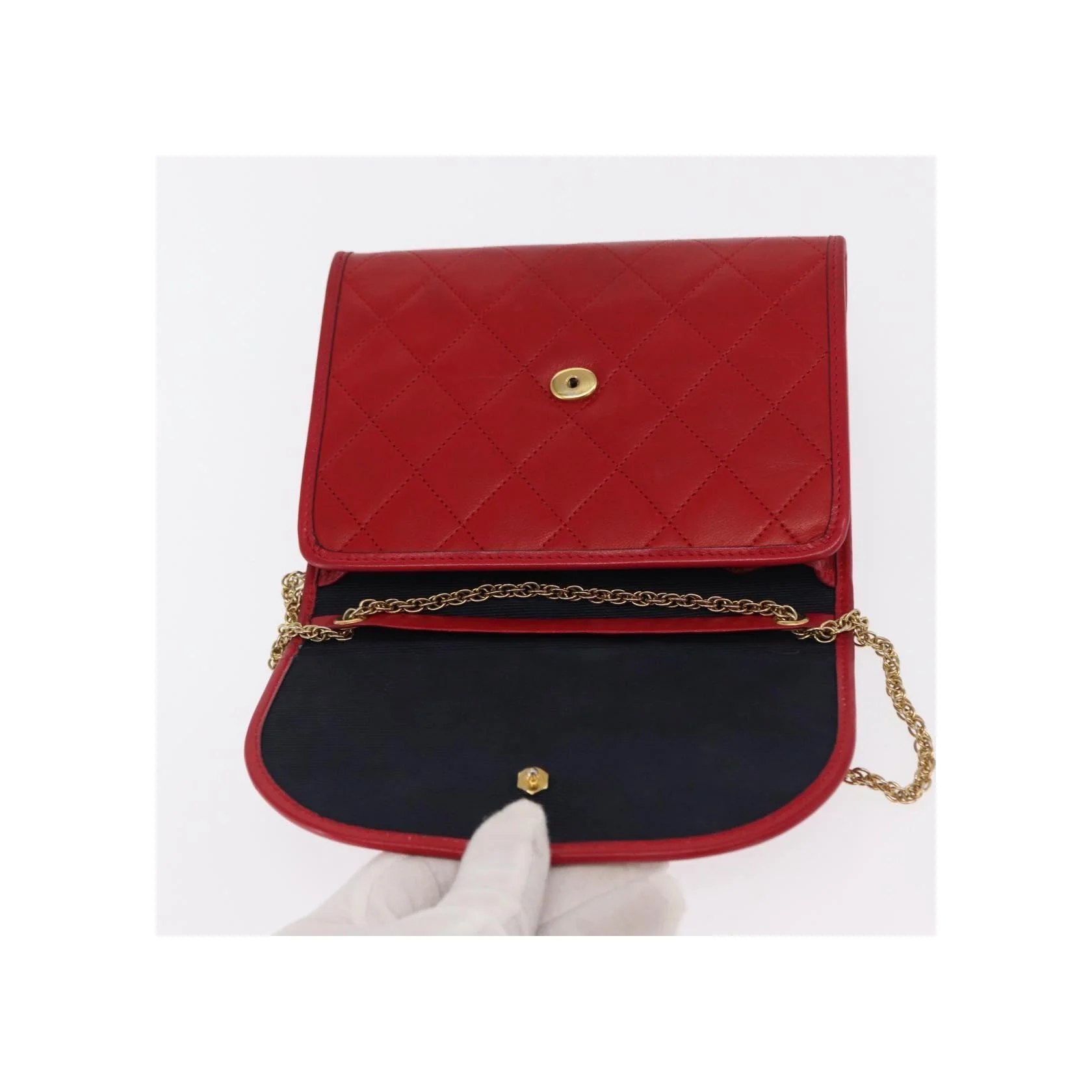 Pochette Chanel Vintage - Red - Image 19