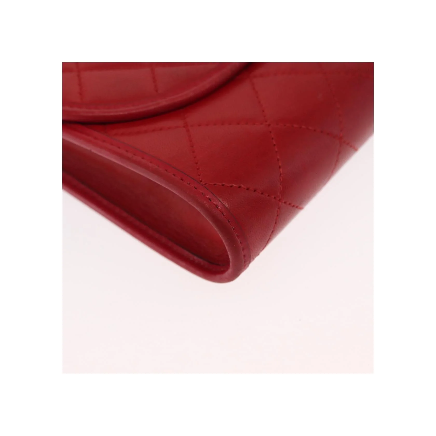 Pochette Chanel Vintage - Red - Image 8