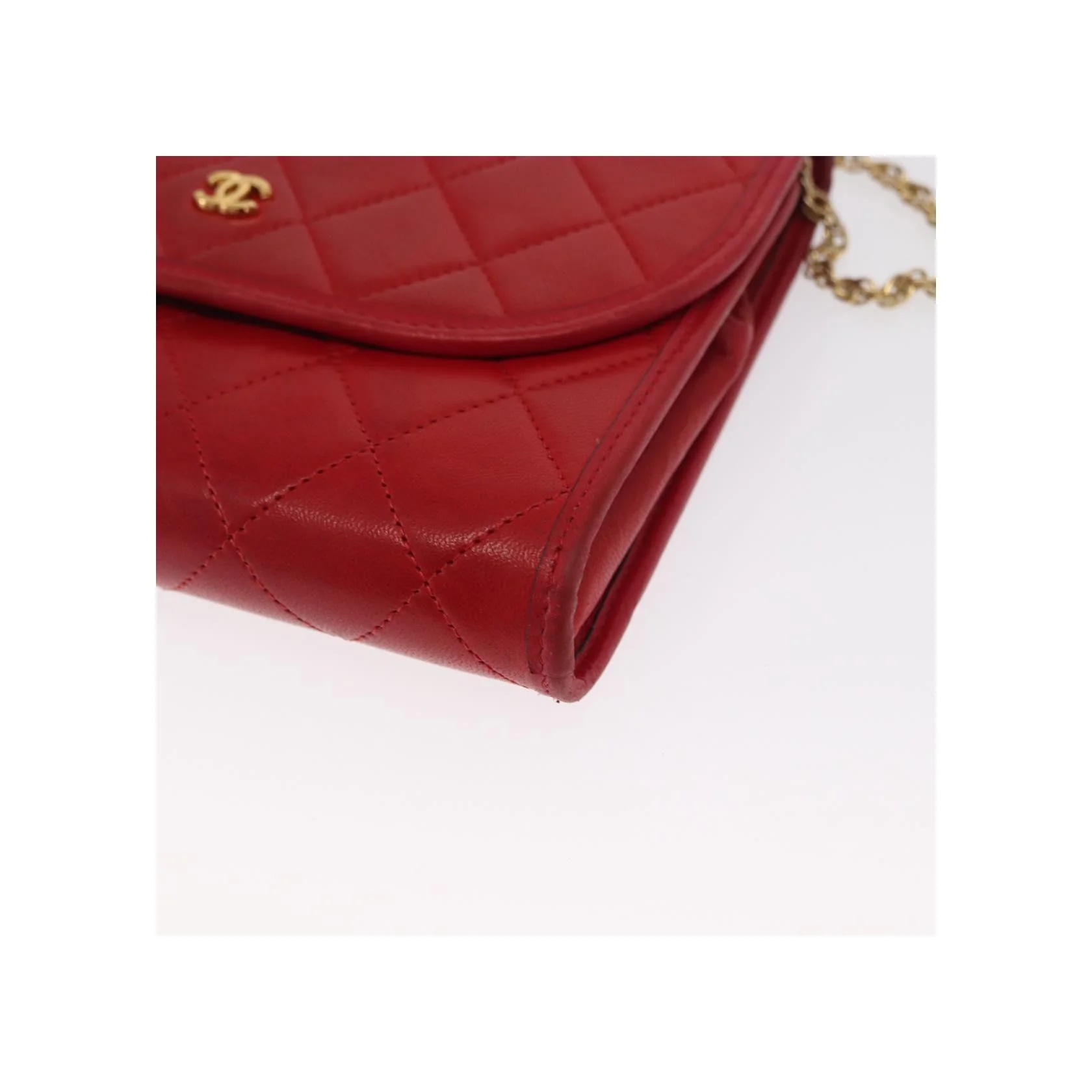 Pochette Chanel Vintage - Red - Image 9