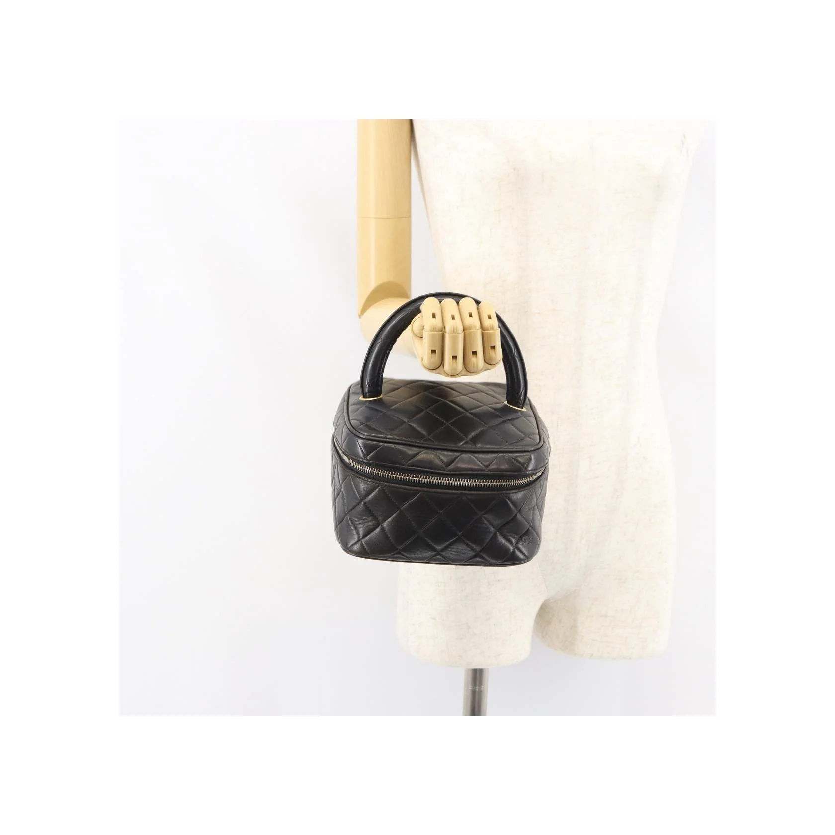 Trousse De Maquillage Chanel Vintage - Black - Image 15