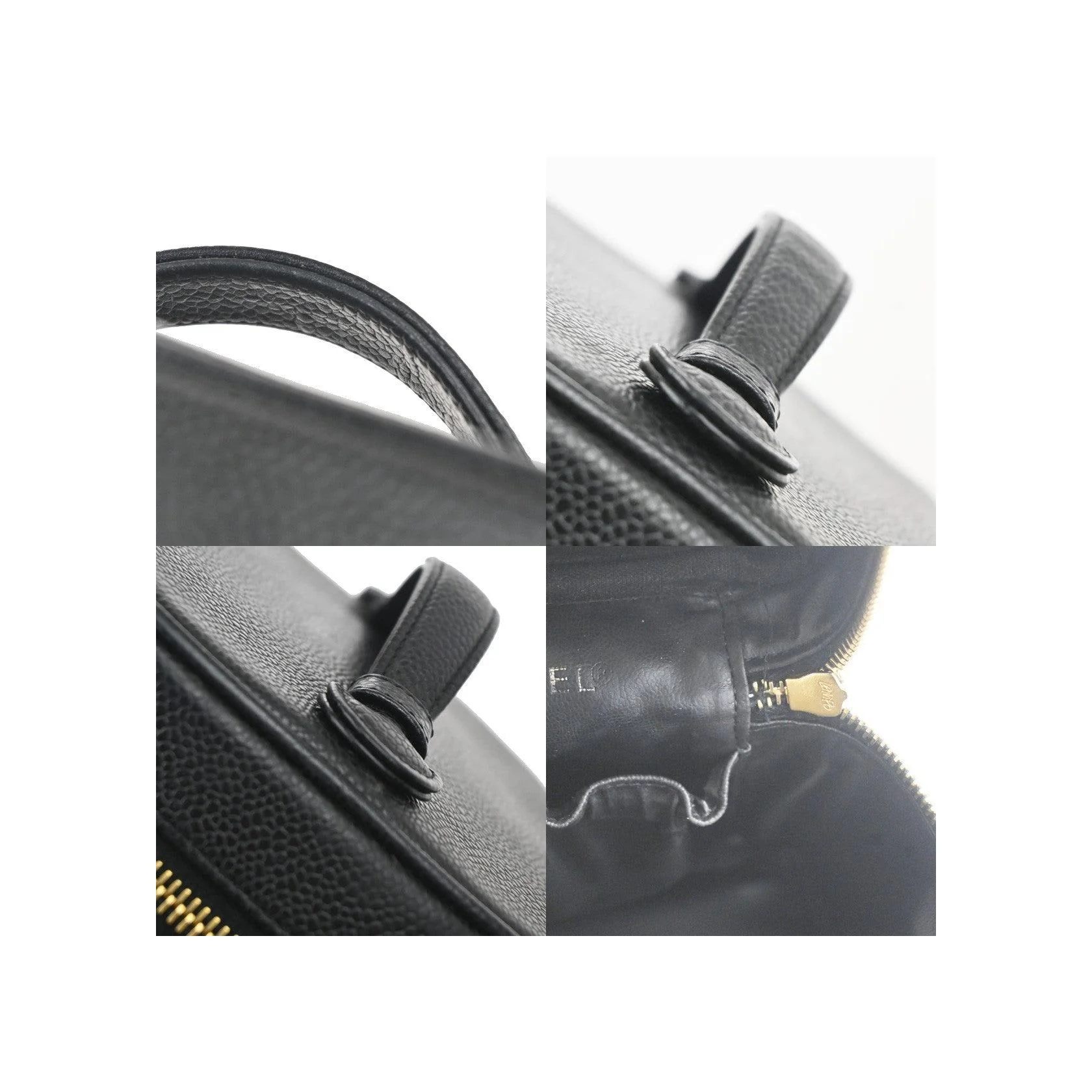 Trousse De Maquillage Chanel Vintage Timeless - Black - Image 12