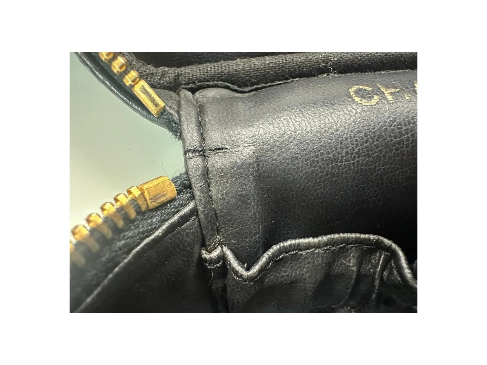 Trousse De Maquillage Chanel Vintage Timeless - Black - Image 18