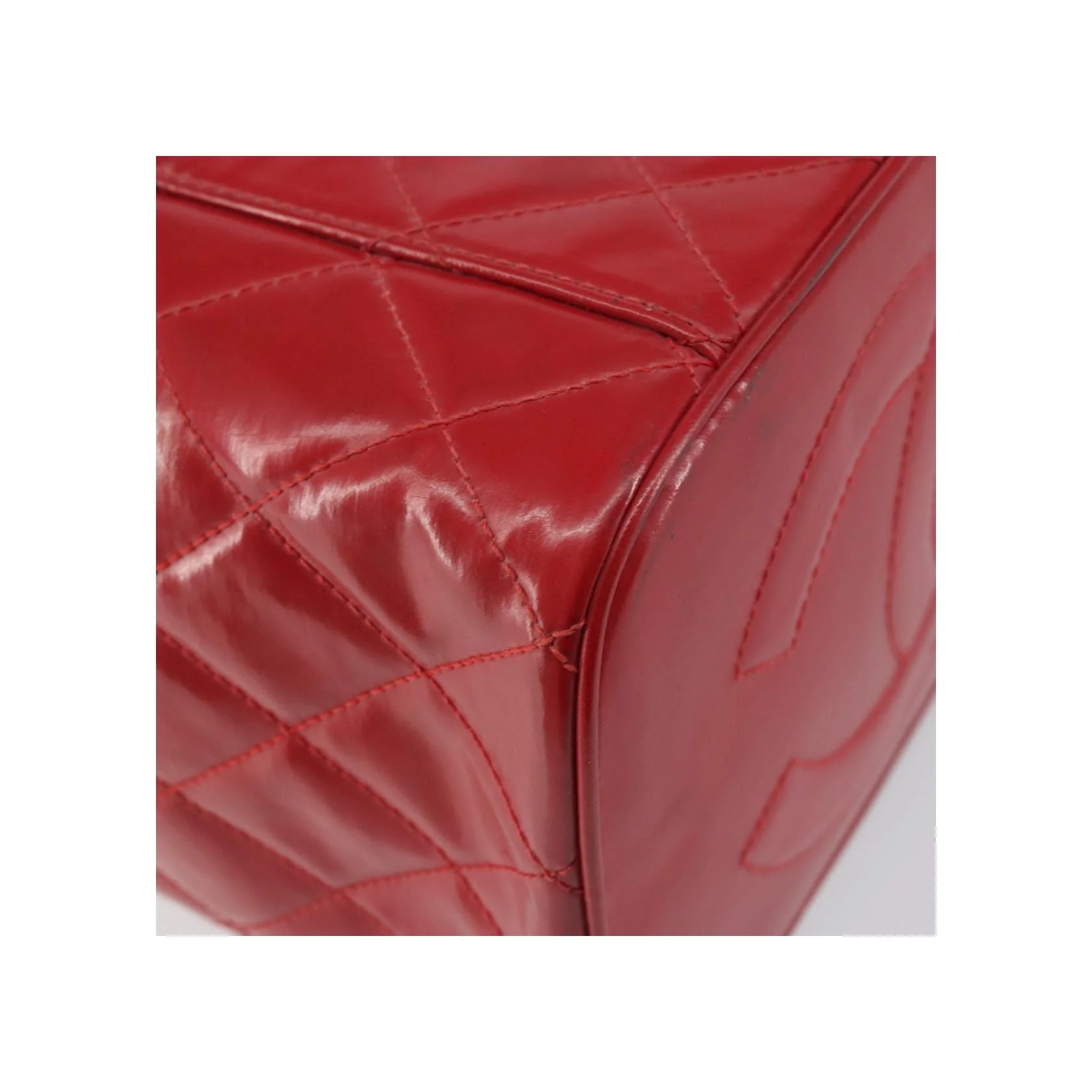 Vanity Case Chanel Vintage - Red - Image 12