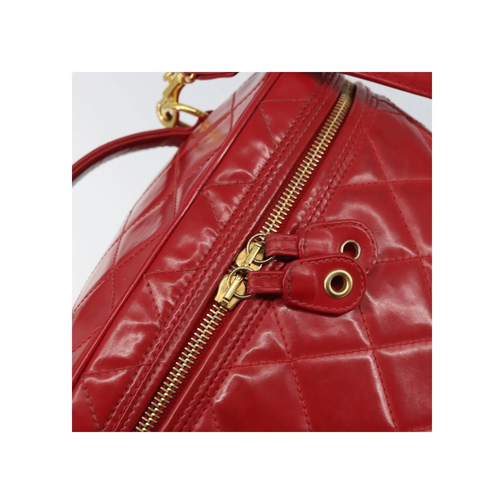 Vanity Case Chanel Vintage - Red - Image 13