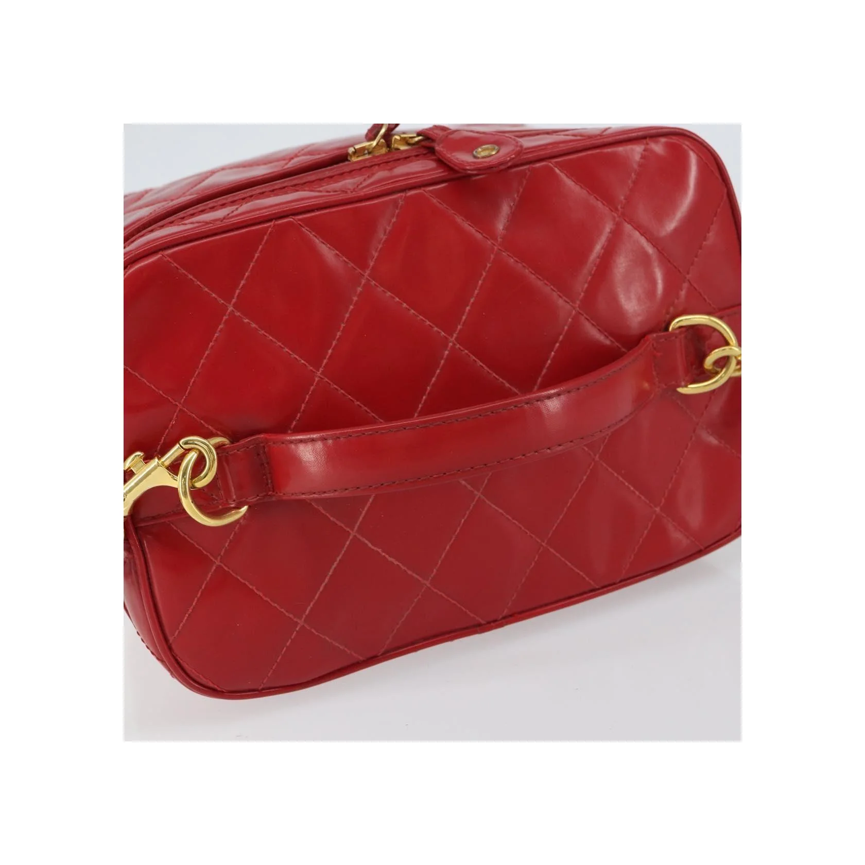Vanity Case Chanel Vintage - Red - Image 15