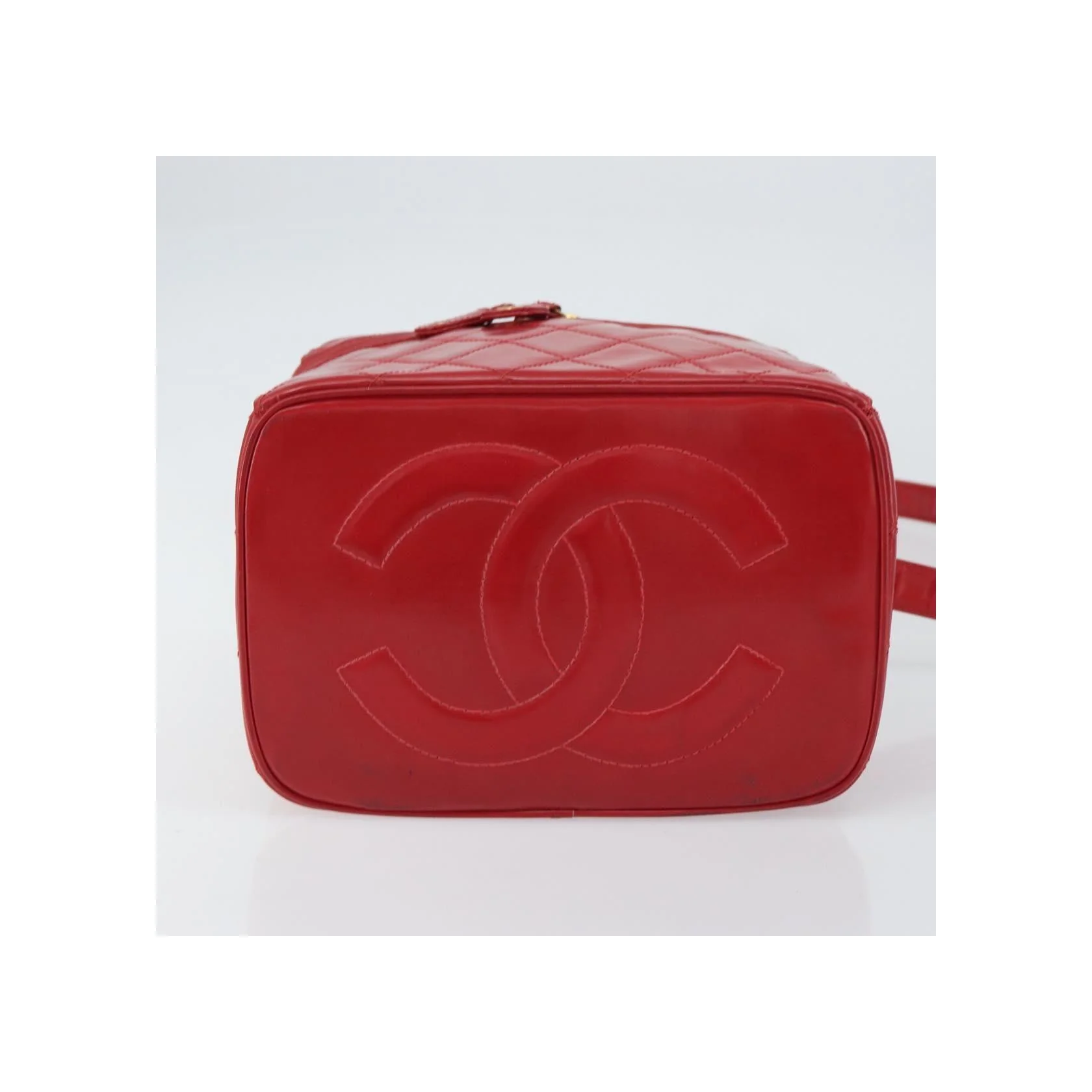Vanity Case Chanel Vintage - Red - Image 17