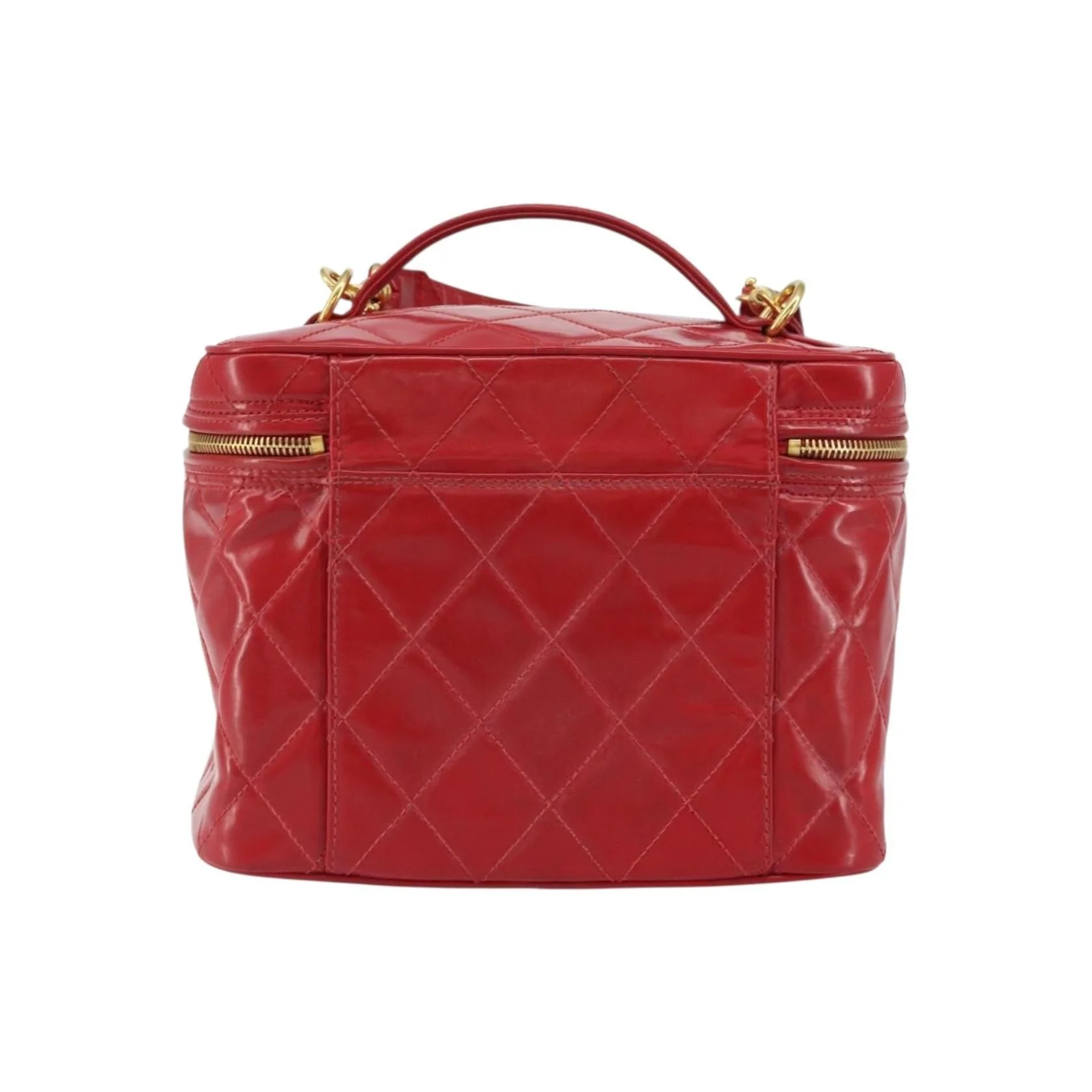 Vanity Case Chanel Vintage - Red - Image 2
