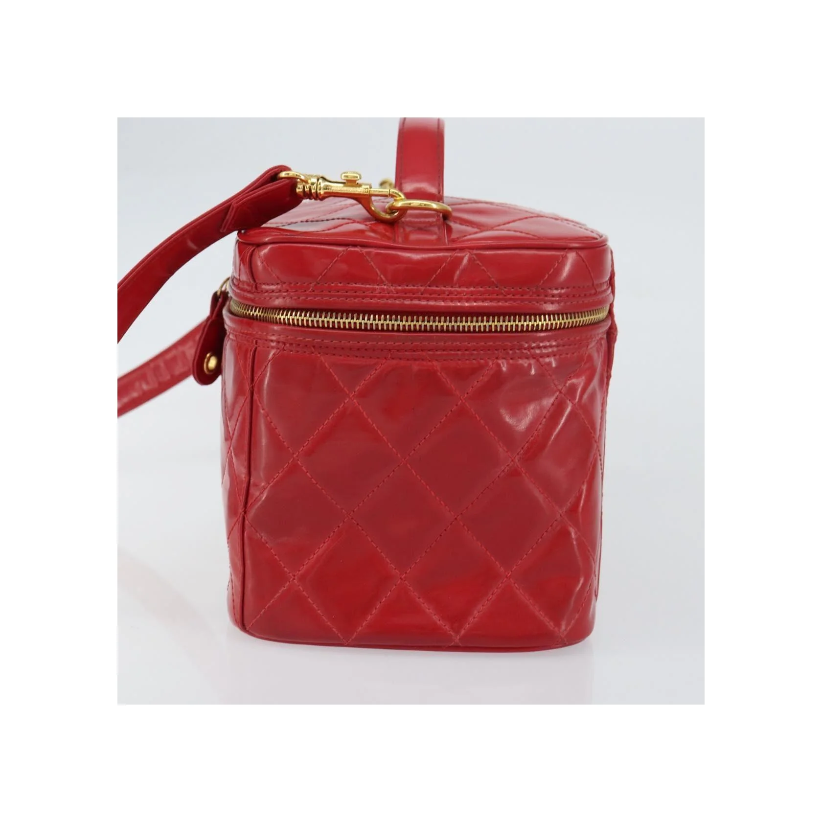 Vanity Case Chanel Vintage - Red - Image 3