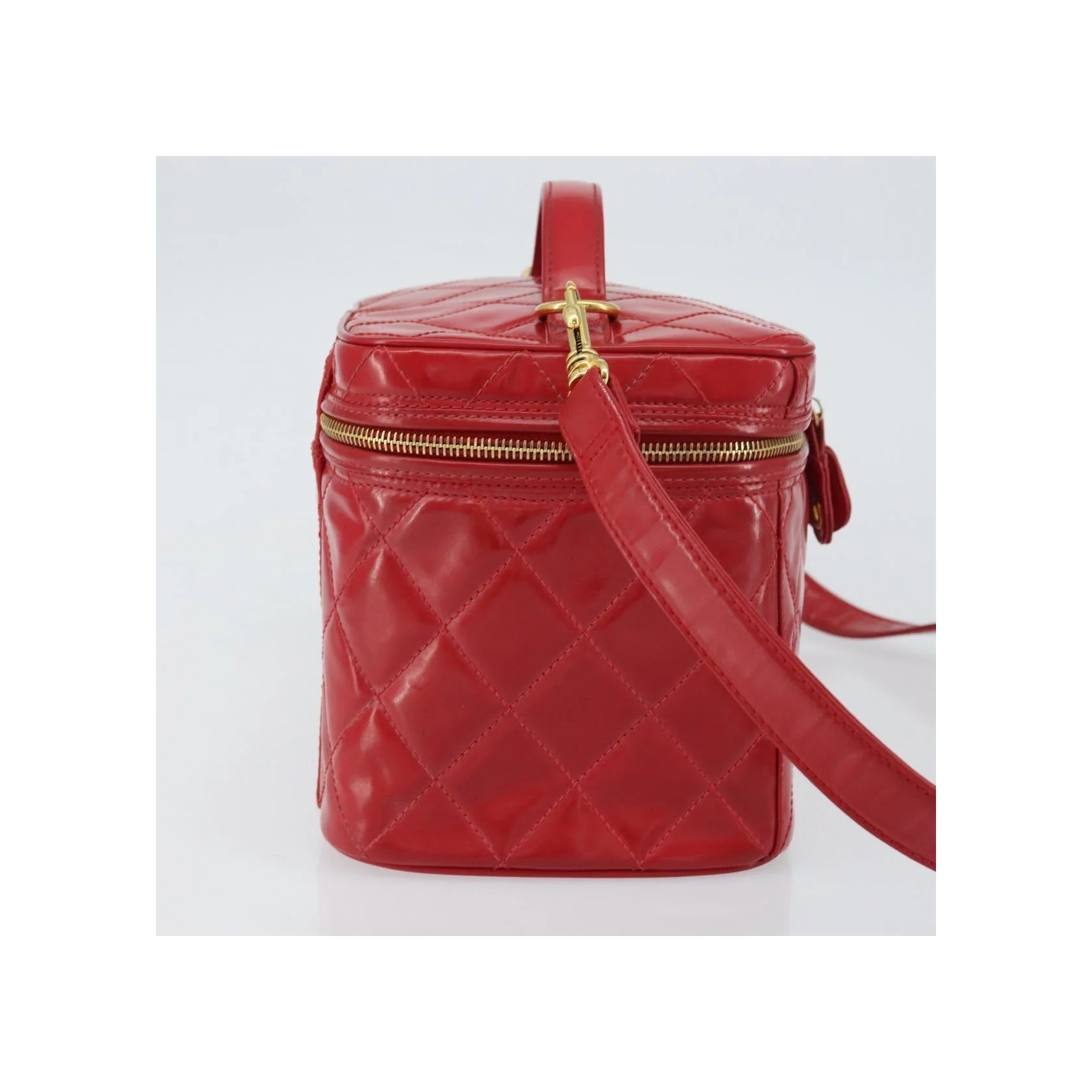 Vanity Case Chanel Vintage - Red - Image 4