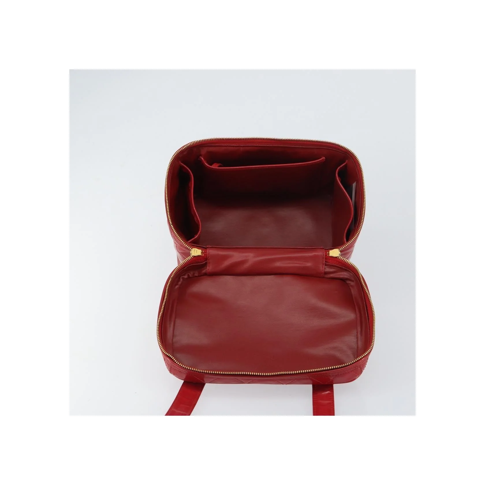 Vanity Case Chanel Vintage - Red - Image 5