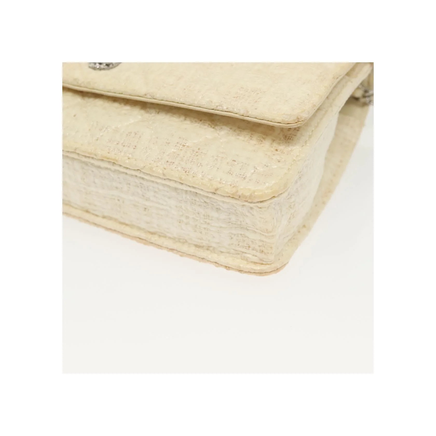 Portefeuille À Chaîne Chanel - White - Image 10