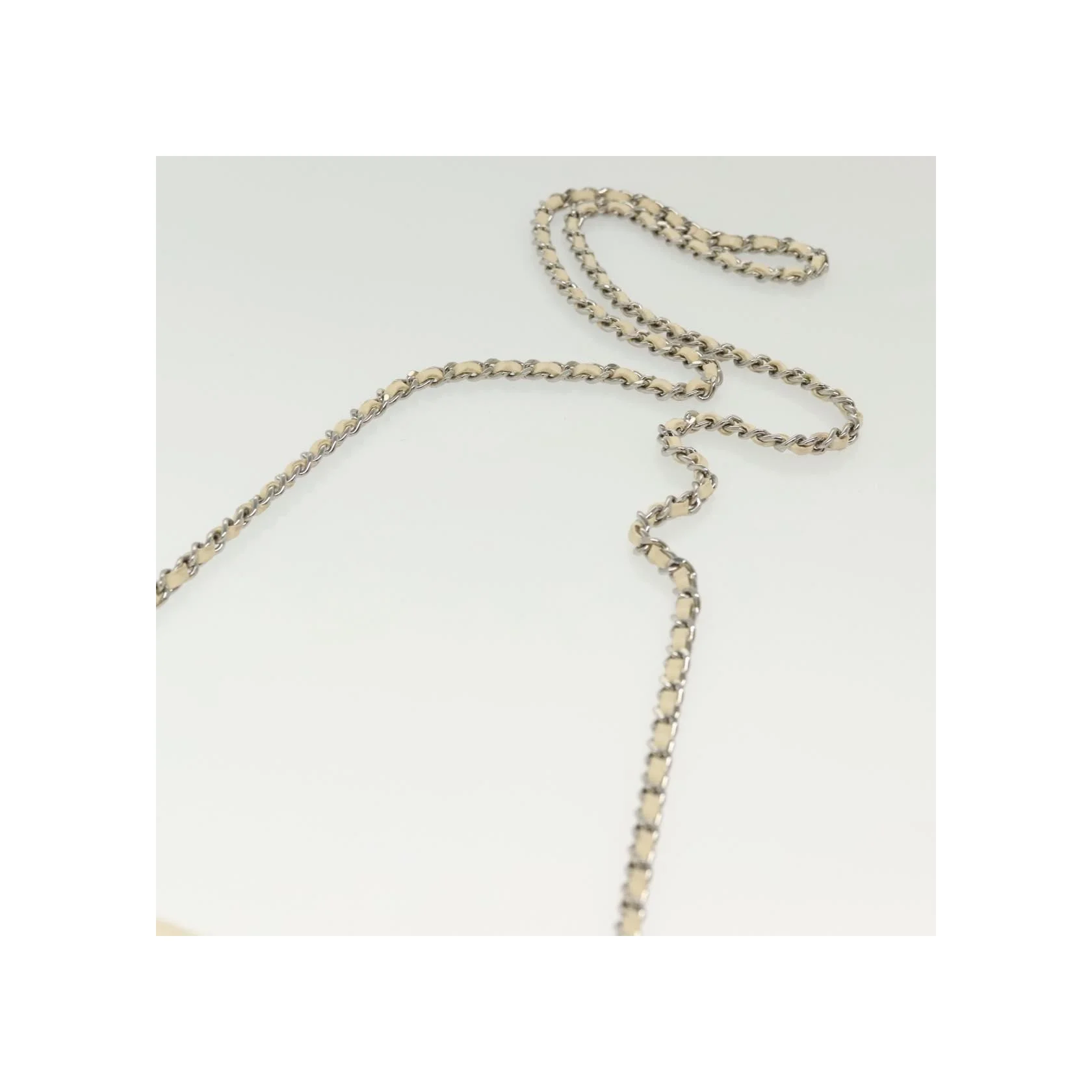 Portefeuille À Chaîne Chanel - White - Image 14