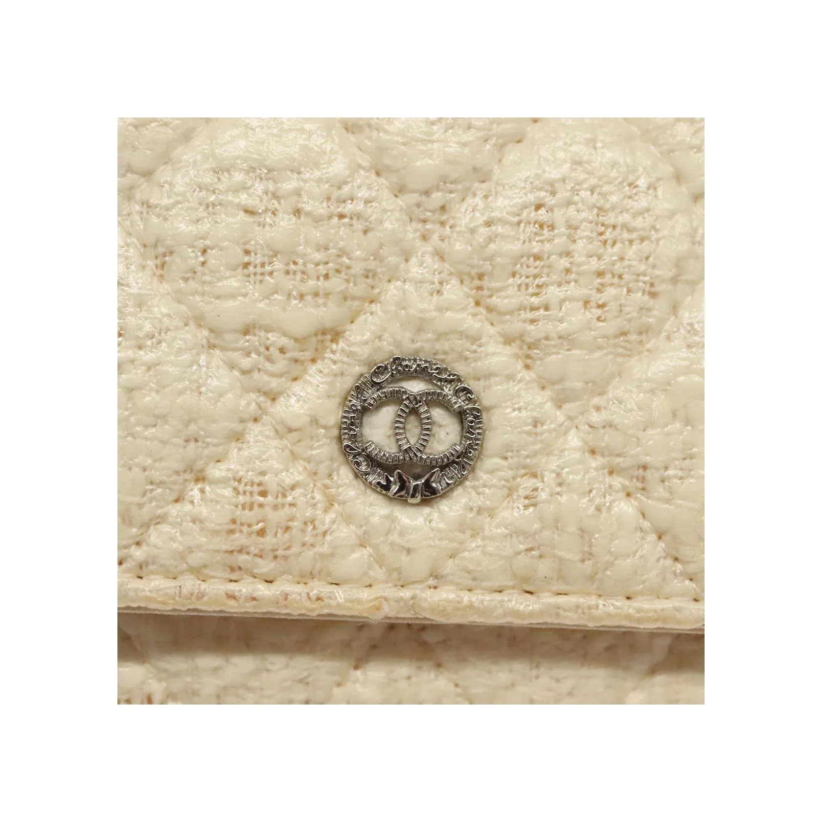 Portefeuille À Chaîne Chanel - White - Image 16