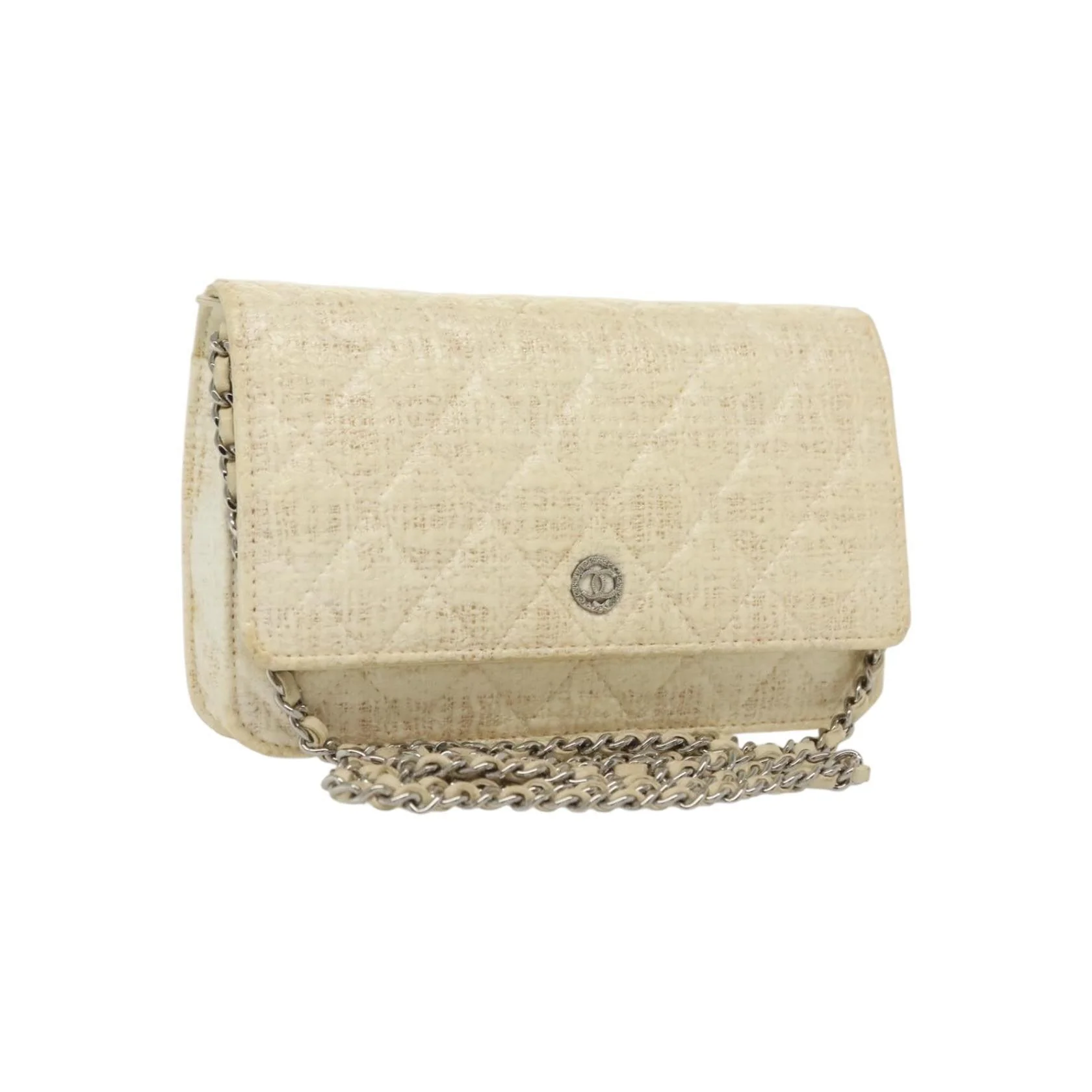 Portefeuille À Chaîne Chanel - White - Image 18