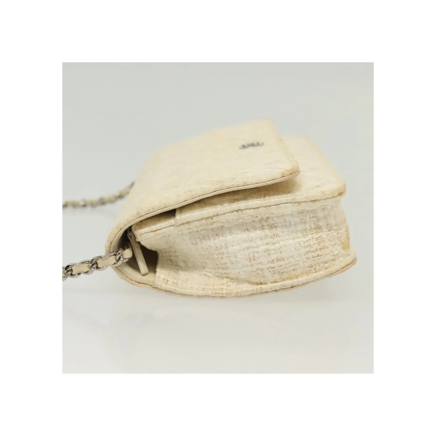 Portefeuille À Chaîne Chanel - White - Image 4