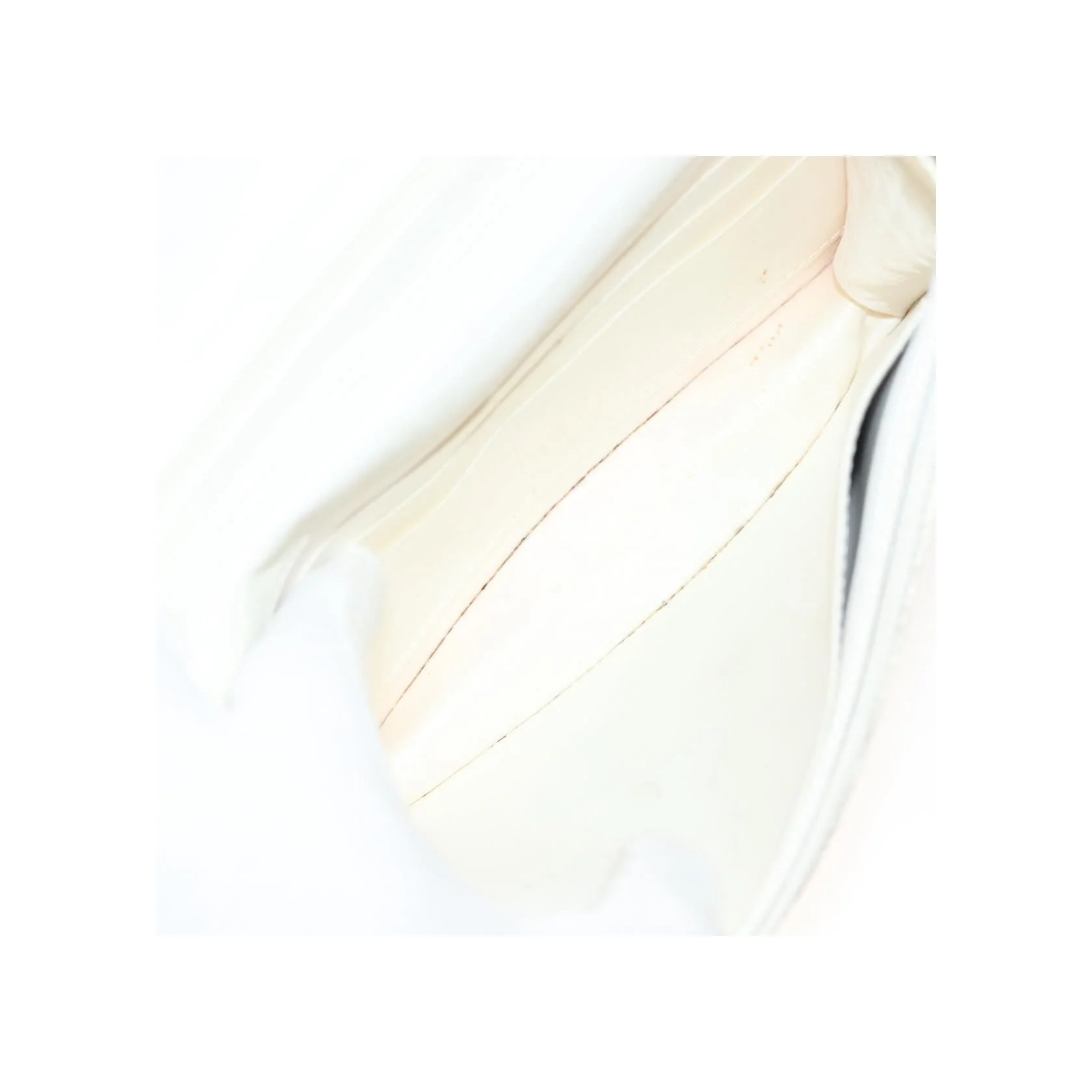 Portefeuille À Chaîne Chanel - White - Image 5