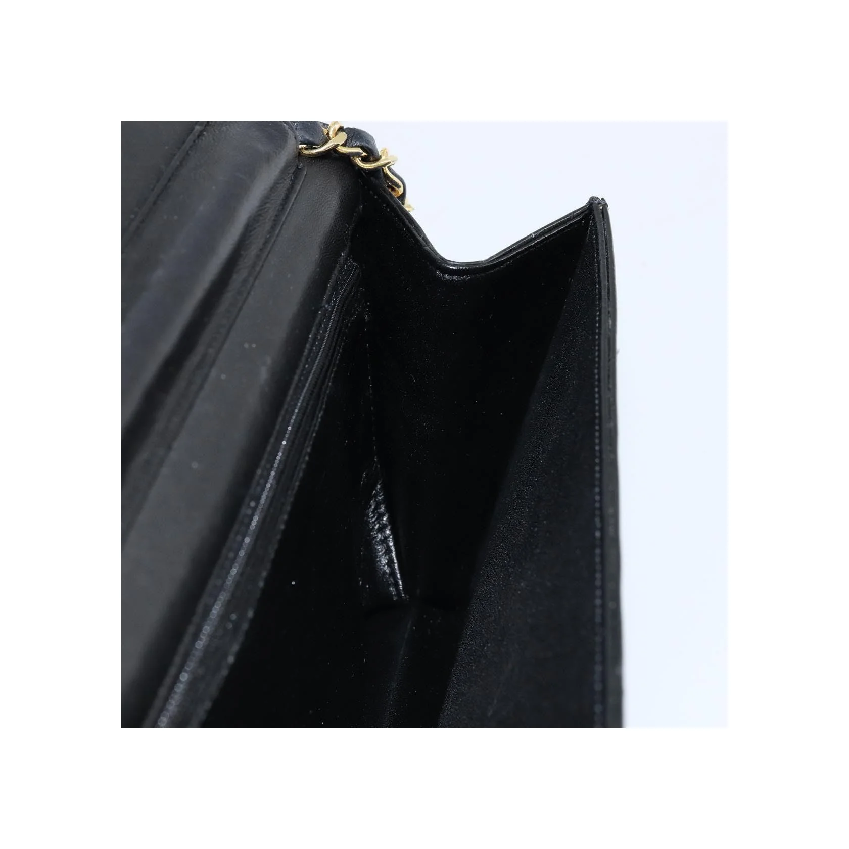 Portefeuille À Chaîne Chanel - Black - Image 18