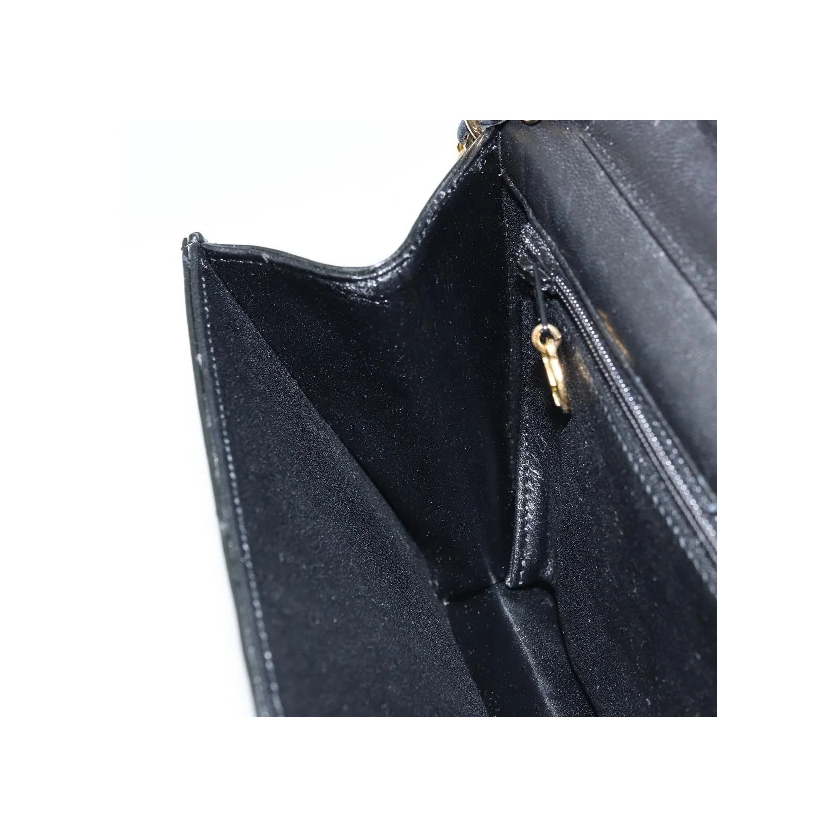 Portefeuille À Chaîne Chanel - Black - Image 19