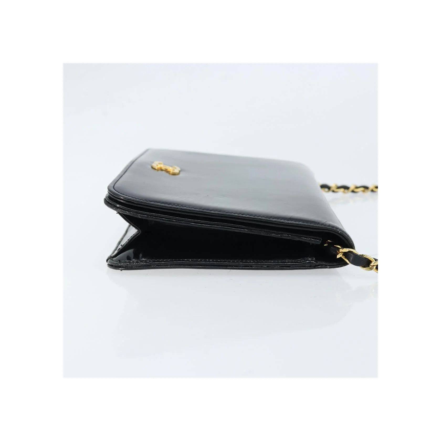 Portefeuille À Chaîne Chanel - Black - Image 3