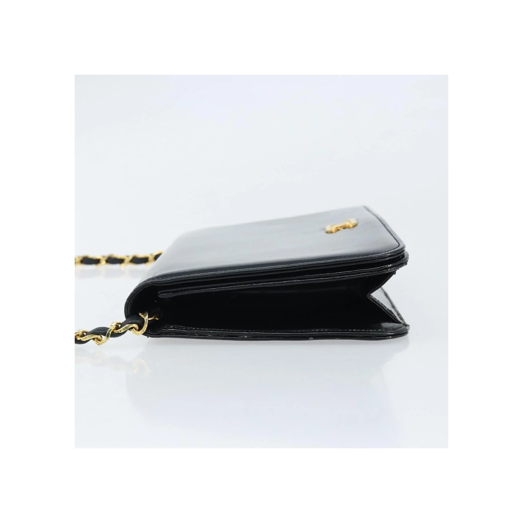 Portefeuille À Chaîne Chanel - Black - Image 4
