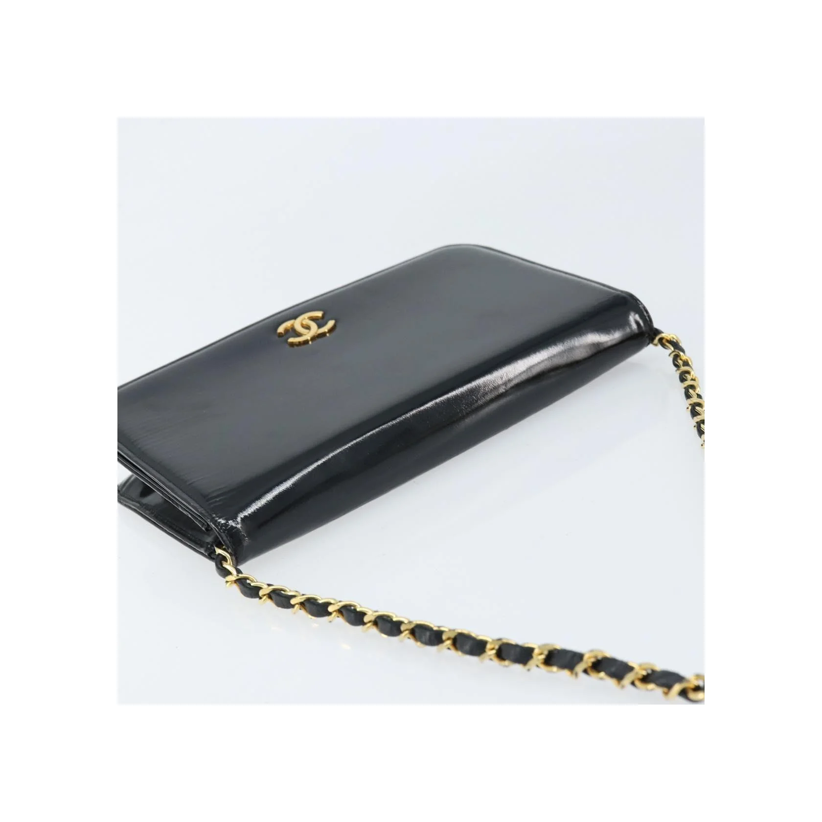 Portefeuille À Chaîne Chanel - Black - Image 6