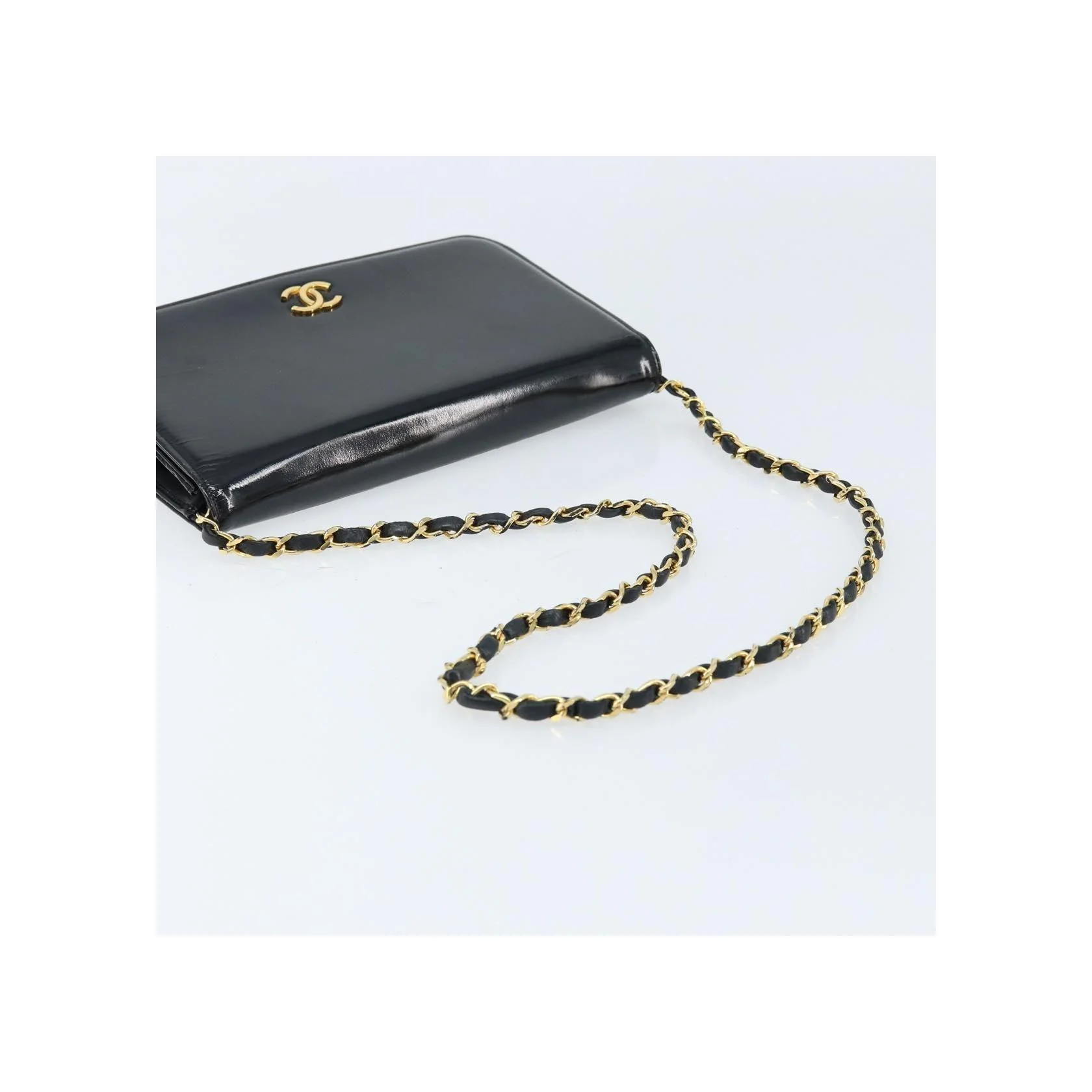 Portefeuille À Chaîne Chanel - Black - Image 7
