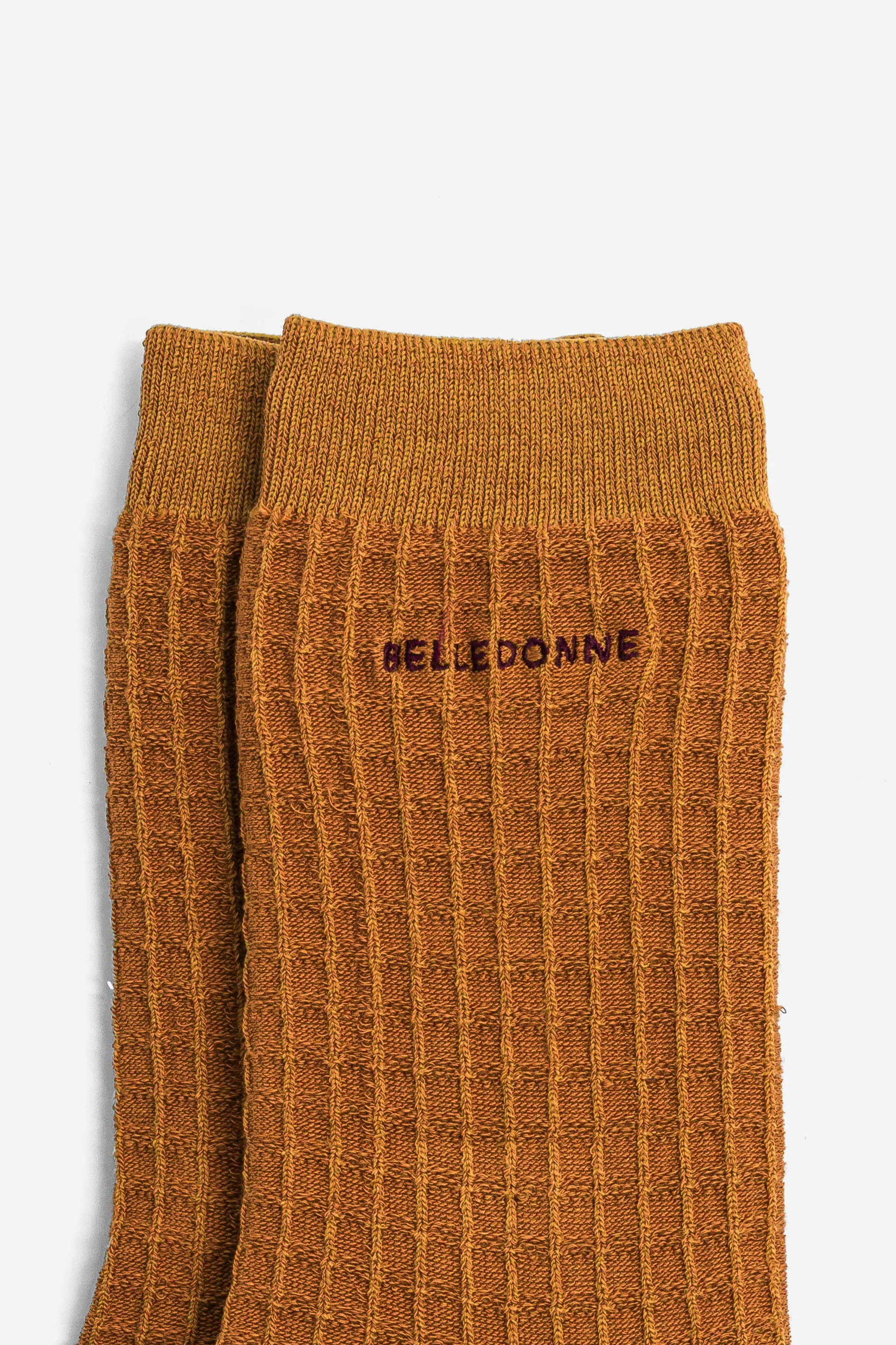 Chaussettes gaufrées - Biscuit - Image 2