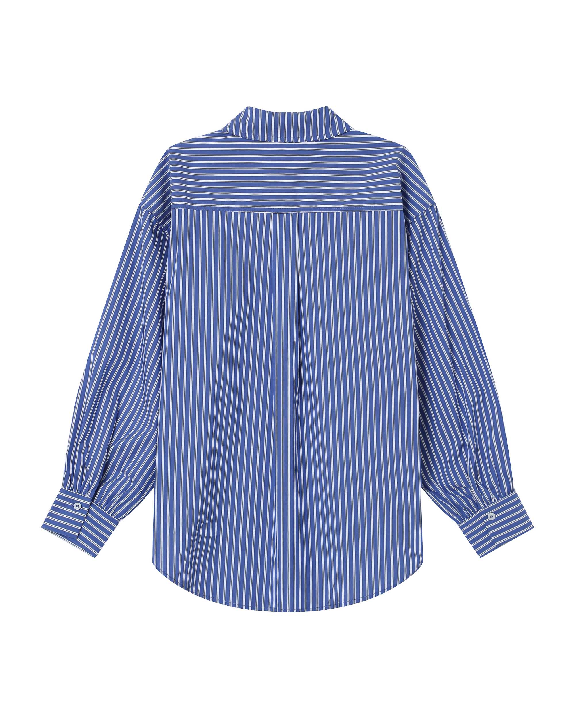 Chemise A Rayures Bleu Fossile Sorbet - Image 7