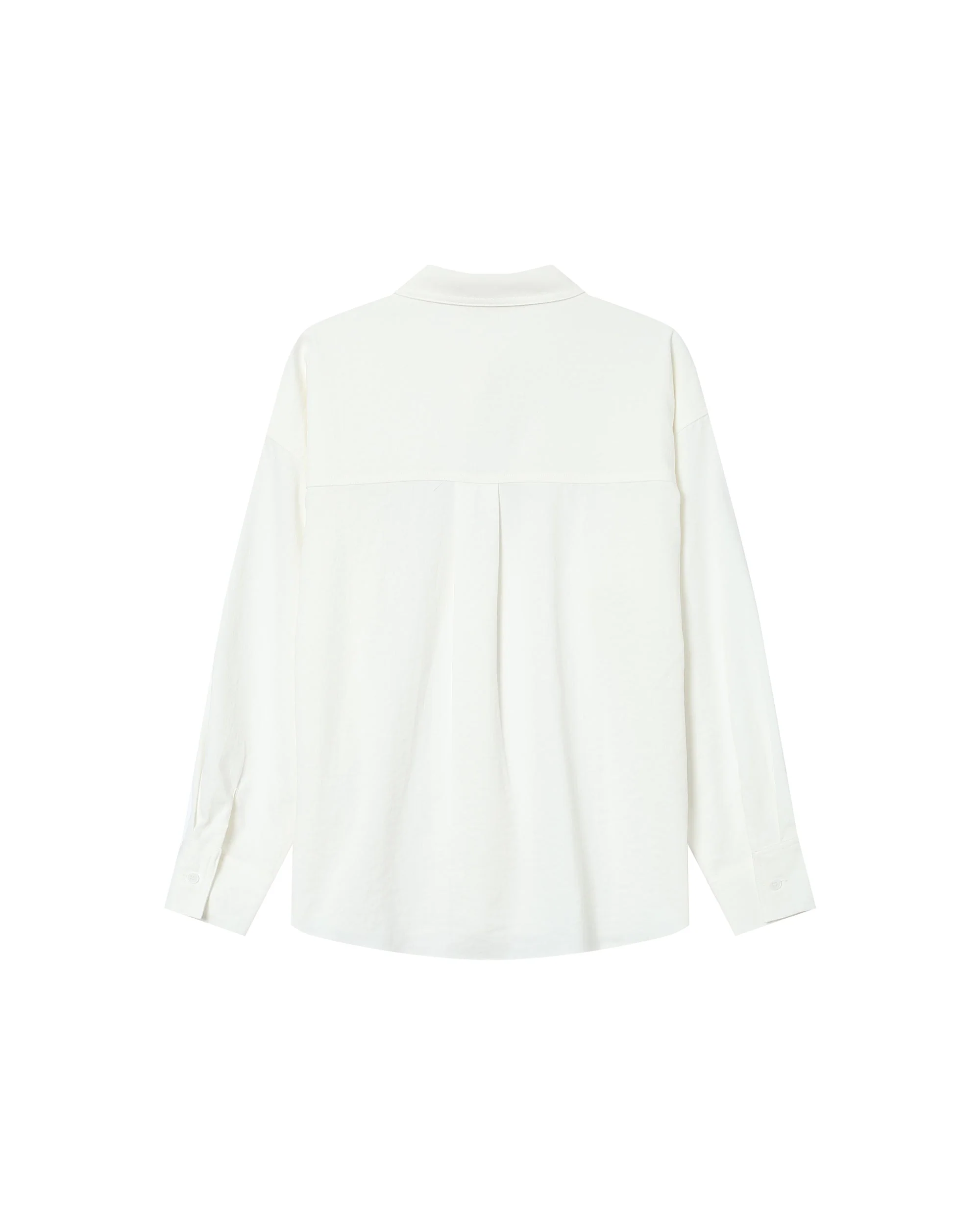 Chemise Droite Ecru Stripe - Image 7